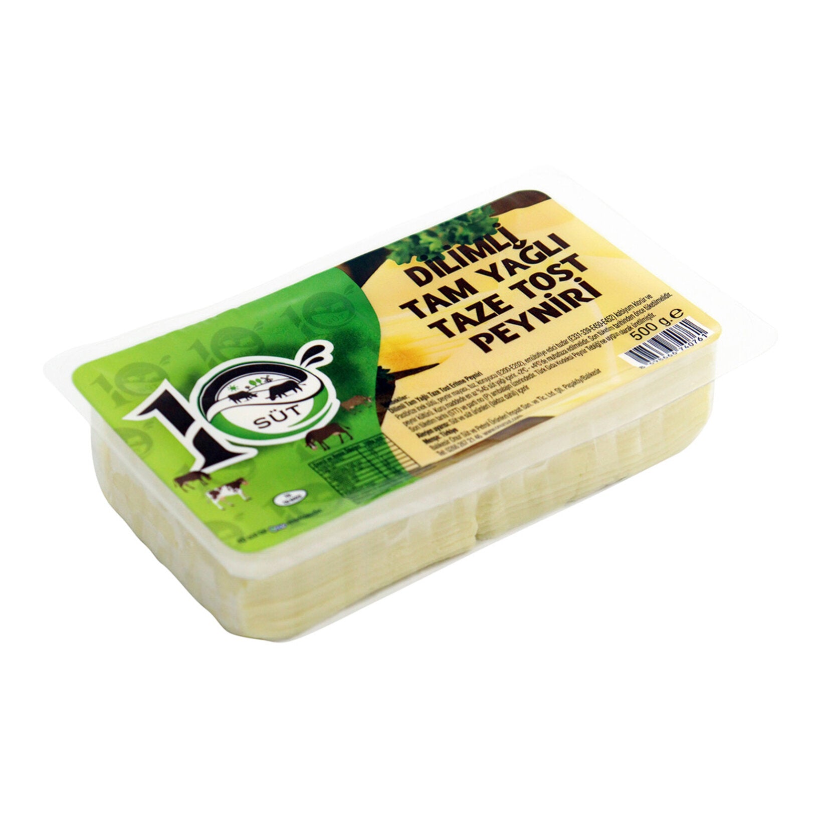 Onsüt Dilimli Tam Yağlı Taze Tost Peyniri is a classic Turkish fresh kashar-style cheese, pre-sliced for convenience and perfect for everyday breakfasts and hot sandwiches.