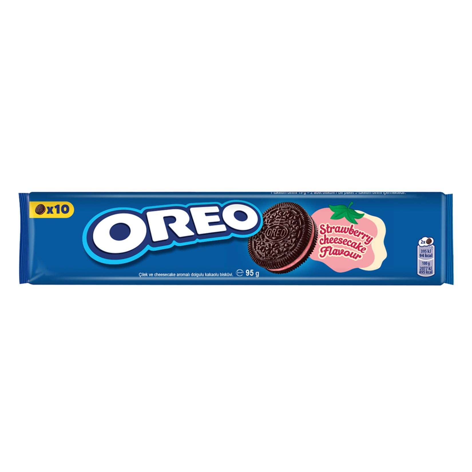 Experience the irresistible taste of Oreo Strawberry Cream Biscuits, a delightful twist on the class