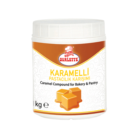 Ovalette Caramel Flavored Pastry Mix Sauce is a professional-style baking ingredient designed to add smooth caramel flavor and consistent texture to your desserts.