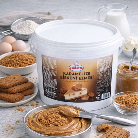 Ovalette Caramelized Biscuit Spread is a professional-grade pastry filling crafted for bakeries, cafes, and dessert kitchens that want a bold caramel flavor and ultra-smooth texture.