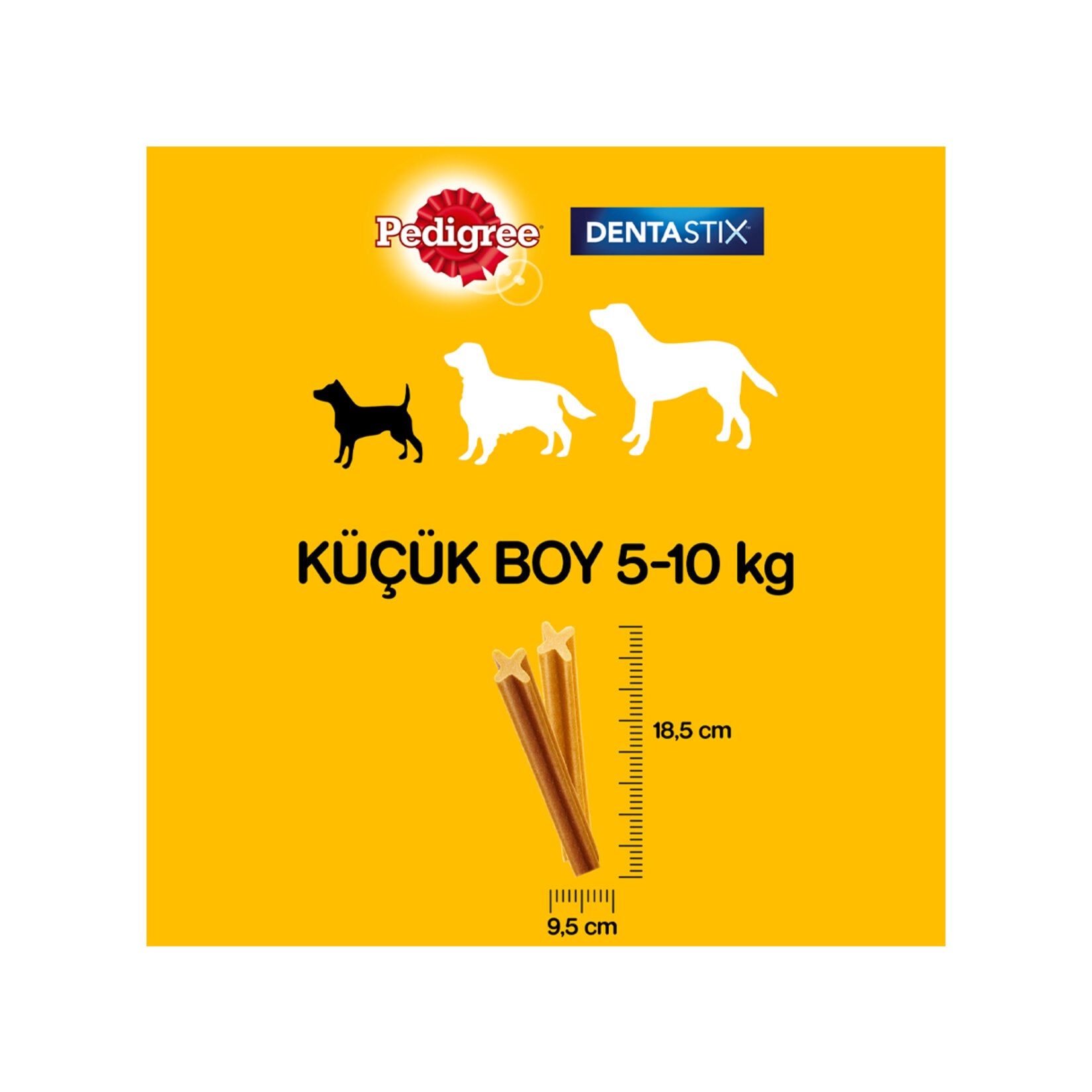 Pedigree Dentastix Dog Treat Sticks are specially designed dental chew treats that help support your dog’s daily oral care routine.