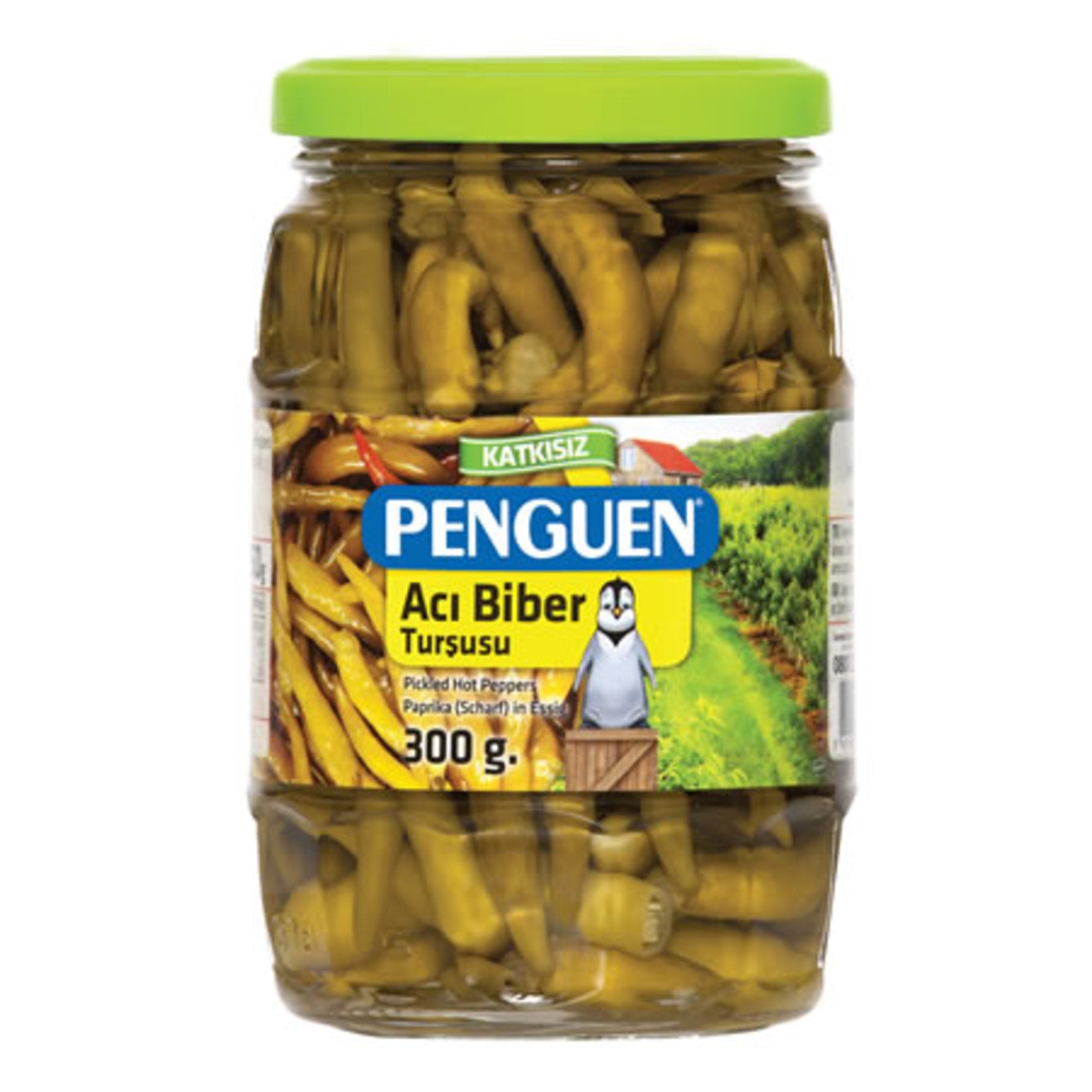 Add bold heat to your meals with Penguen Aci Biber Tursusu, a classic Turkish-style pickled hot pepper made with simple, clean ingredients.