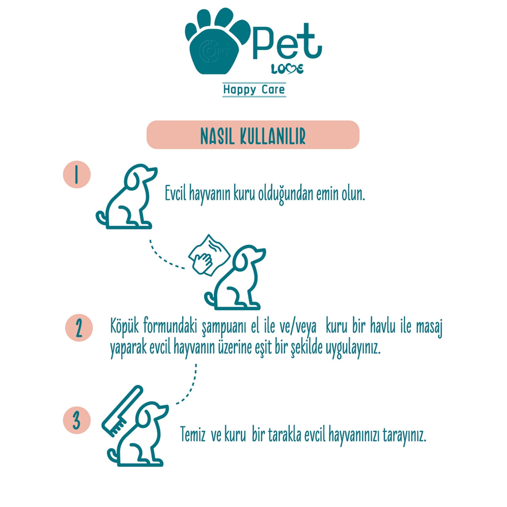 Pet Love Cookie & Vanilla Foaming Shampoo is a gently cleansing pet care formula designed to help keep your pet’s coat clean, soft, and pleasantly scented.