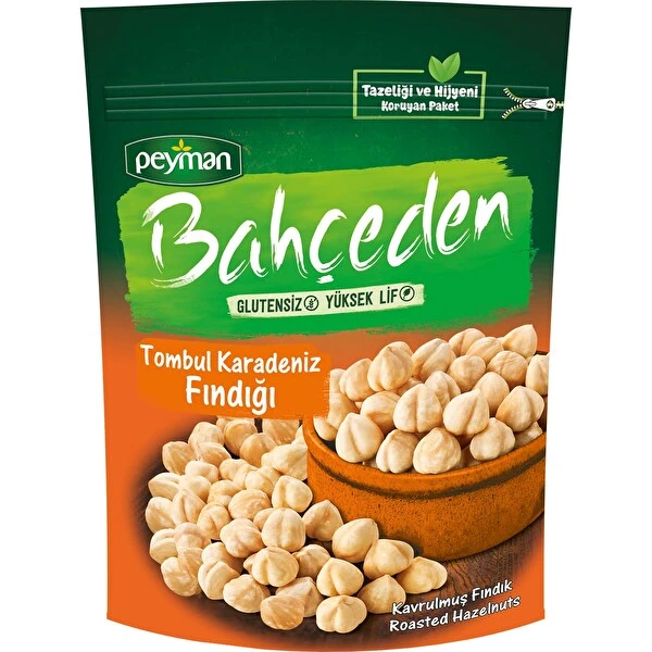 Peyman Bahçeden Roasted Hazelnuts 5.6 oz (160 g) – Premium Turkish Hazelnuts