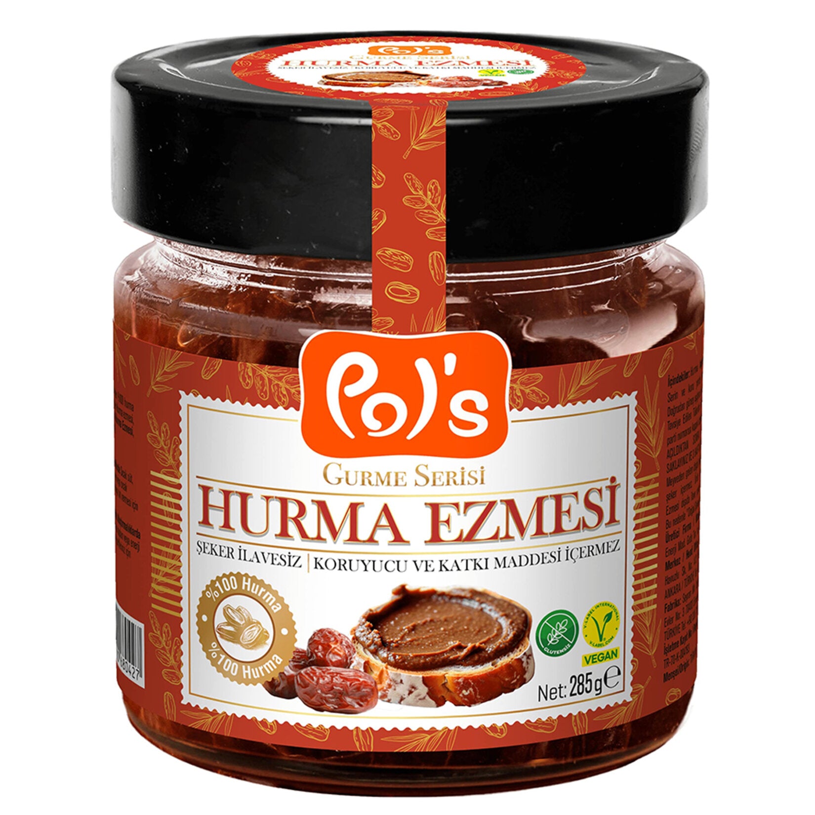 Pol's Freeze Fresh Gurme Serisi Date Paste is made from carefully selected, naturally sweet dates, offering a rich and smooth texture perfect for everyday use.