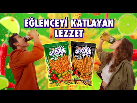 Eti Crax Exploding Flavor Cheese & Onion Stick Crackers 50 g