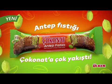 Ulker Cokonat Pistachio Chocolate Wafer 1.06 oz (30 g)