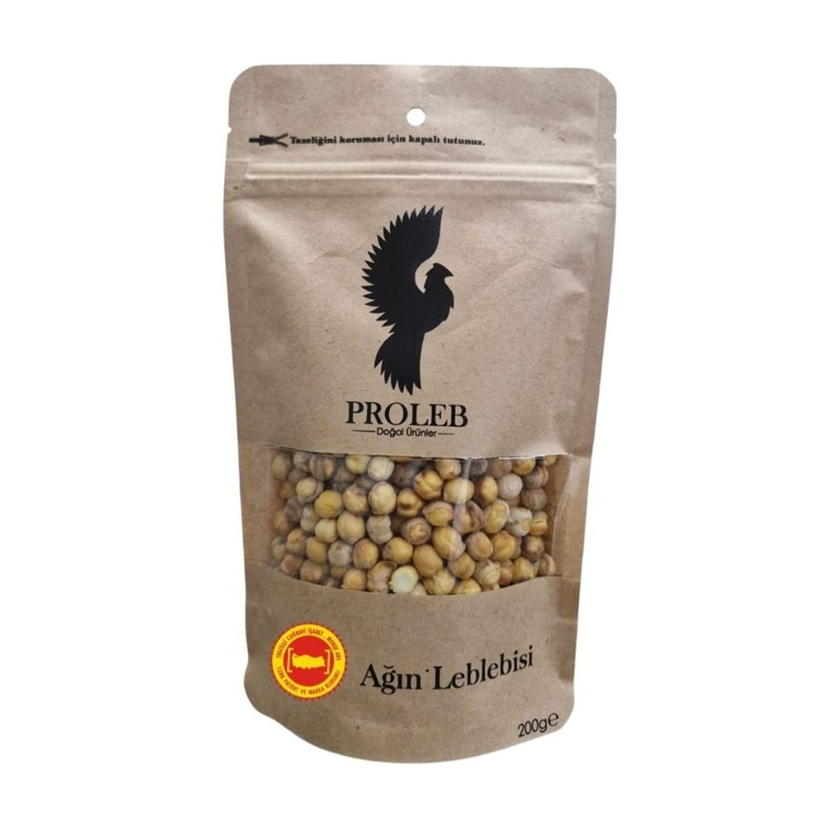Proleb Dogal Urunler Sand Roasted Agin Chickpeas bring the traditional taste of Agin, a region in Türkiye famous for its premium leblebi.