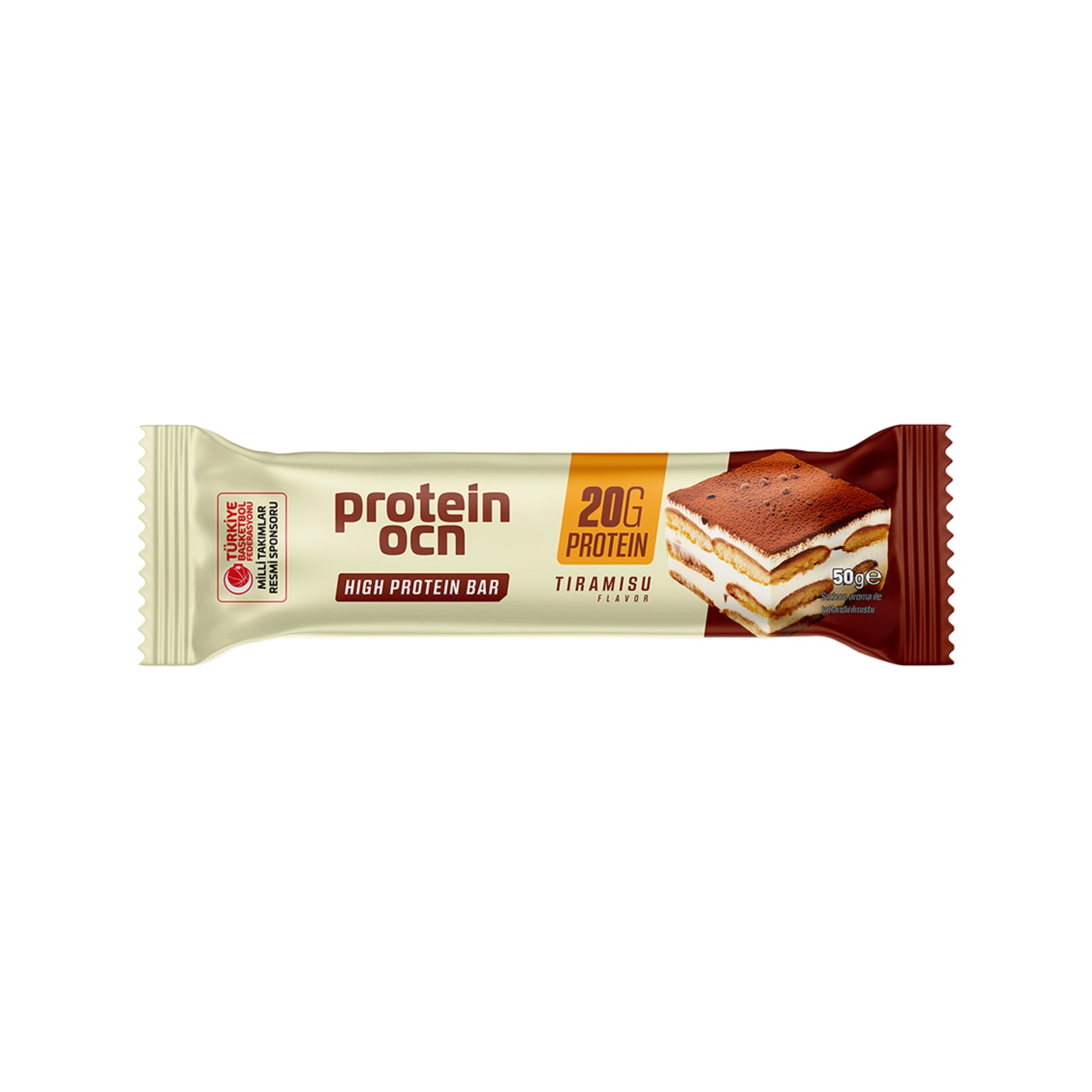 ProteinOcean Protein Bar Tiramisu brings the rich taste of classic Italian-style tiramisu together with a high-protein snack format.