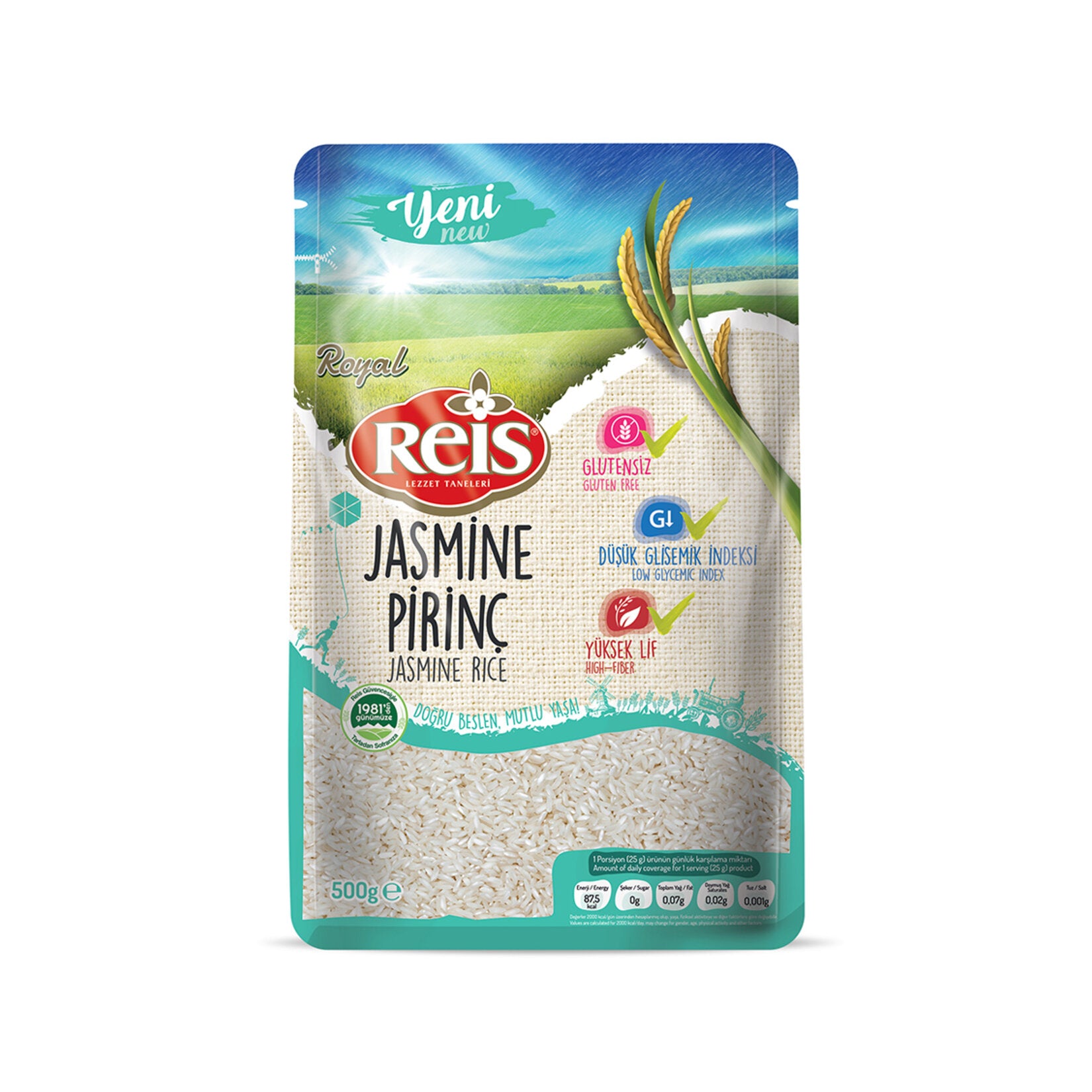 Reis Royal Jasmine Rice (Premium) brings the delicate aroma and soft texture of jasmine rice straight from the fields to your kitchen.