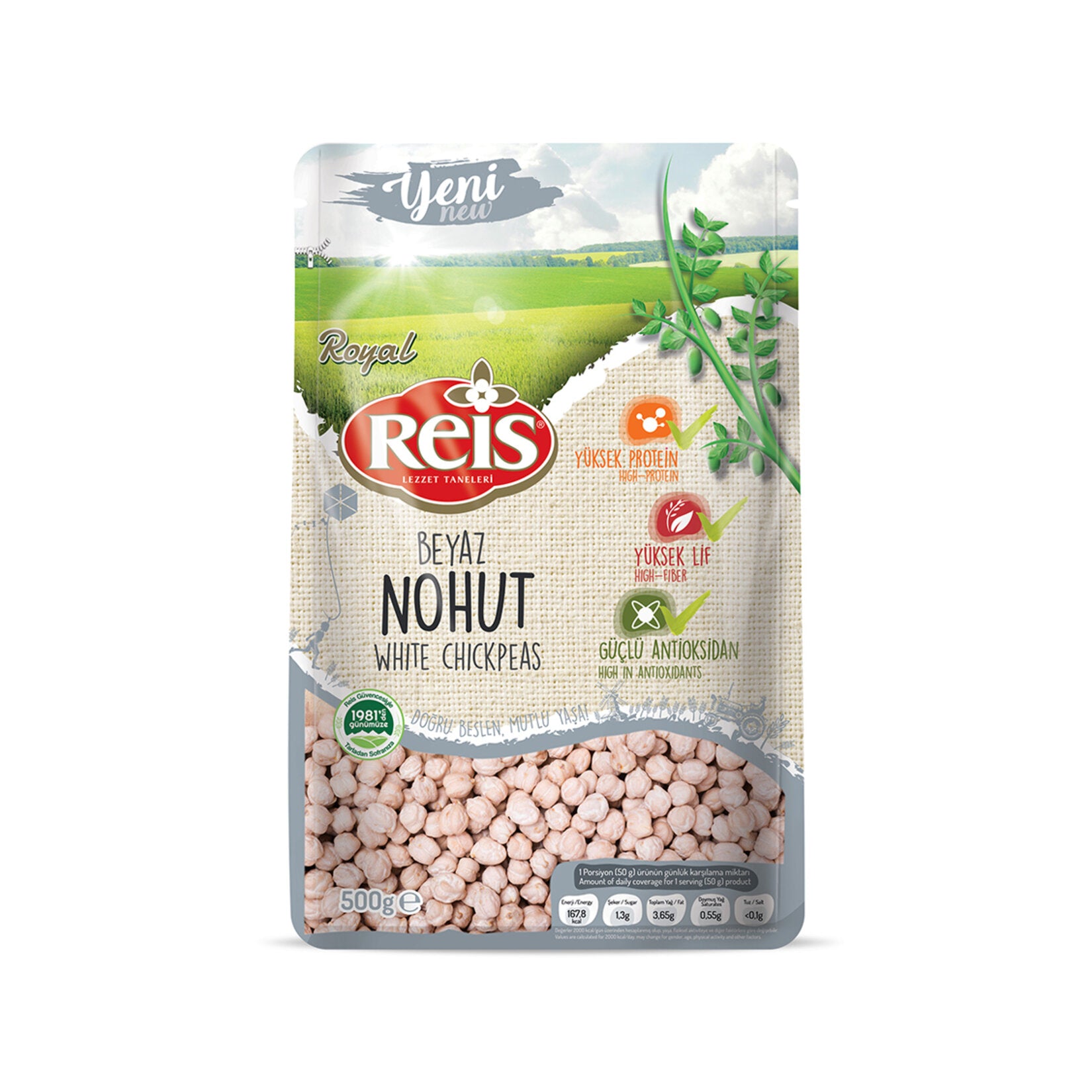 Reis Royal White Chickpeas are a pantry essential for anyone who loves hearty, nutritious meals.