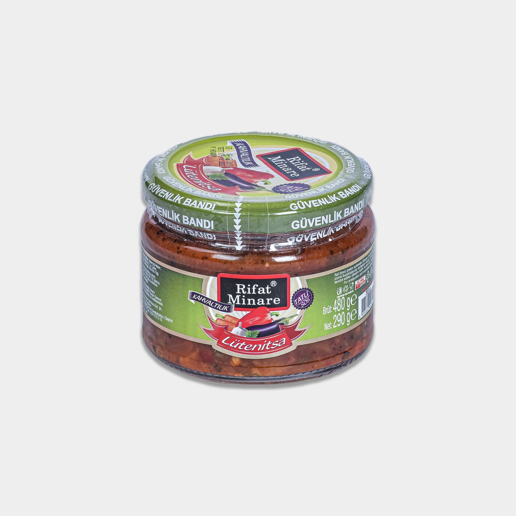 Rifat Minare Lutenitsa Sweet Pepper Spread brings the rich, comforting flavors of traditional Balkan cuisine right to your table.