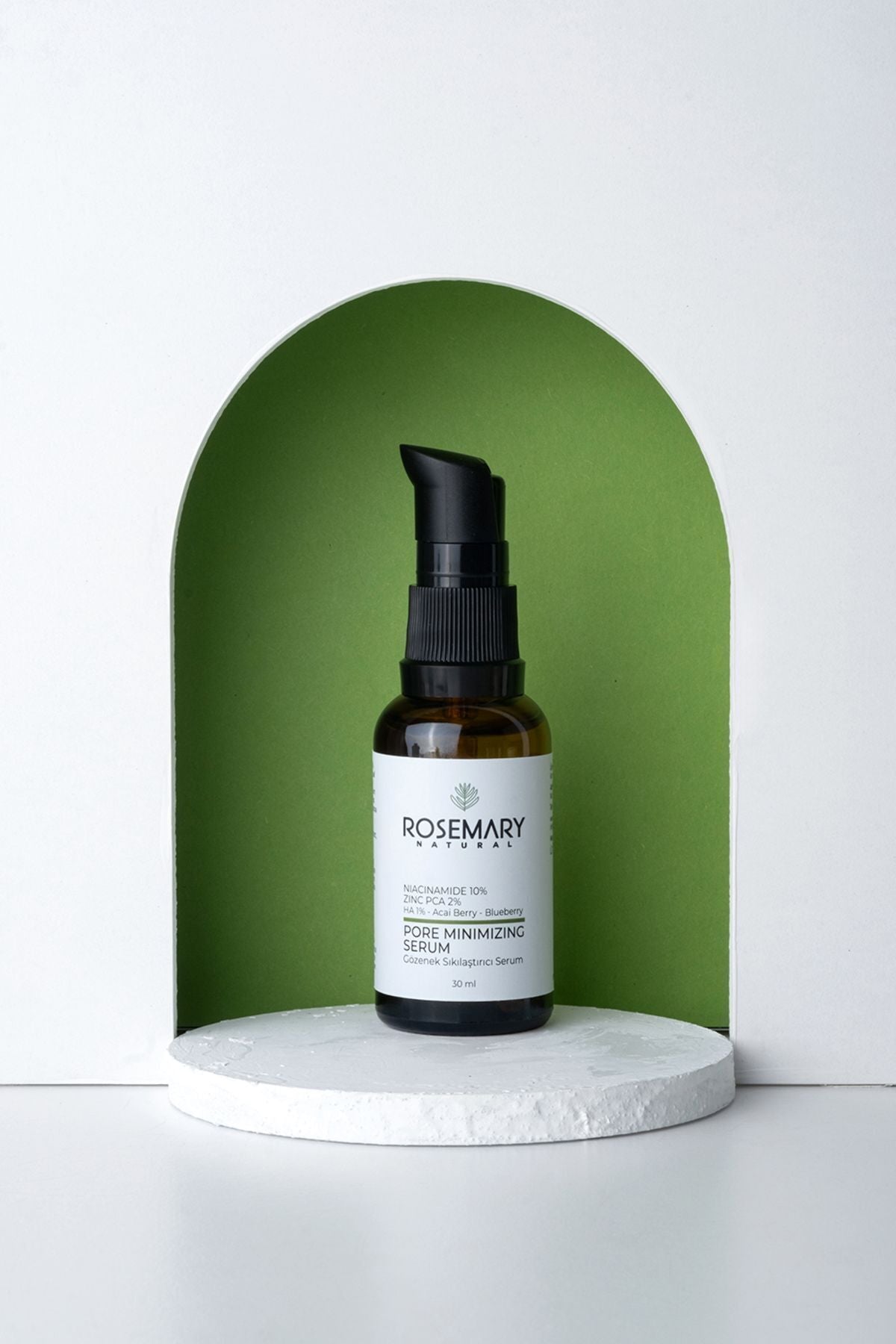 Rosemary Natural Pore Tightening Serum is formulated for oily and acne-prone skin to help visibly refine enlarged pores and balance excess sebum.