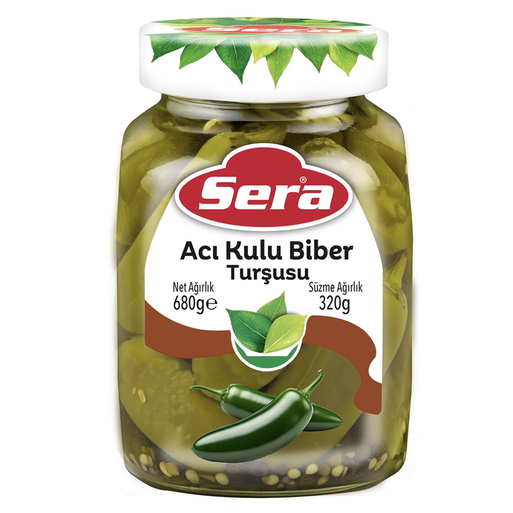 Sera Aci Kulu Pepper Pickles bring the bold heat of traditional Turkish pickling to your table.
