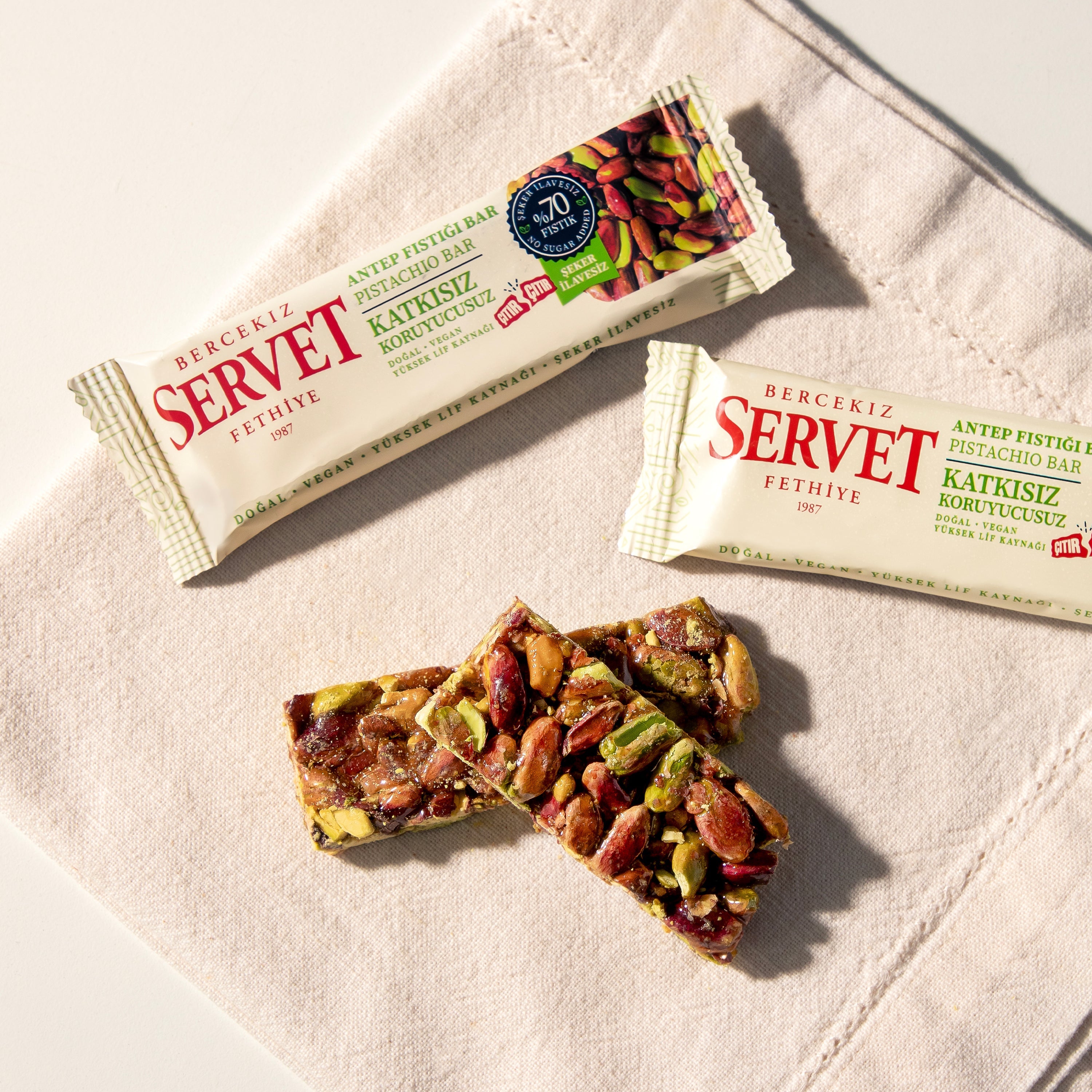 Servet Pistachio Brittle Bar 4.2 oz (6 x 20 g)