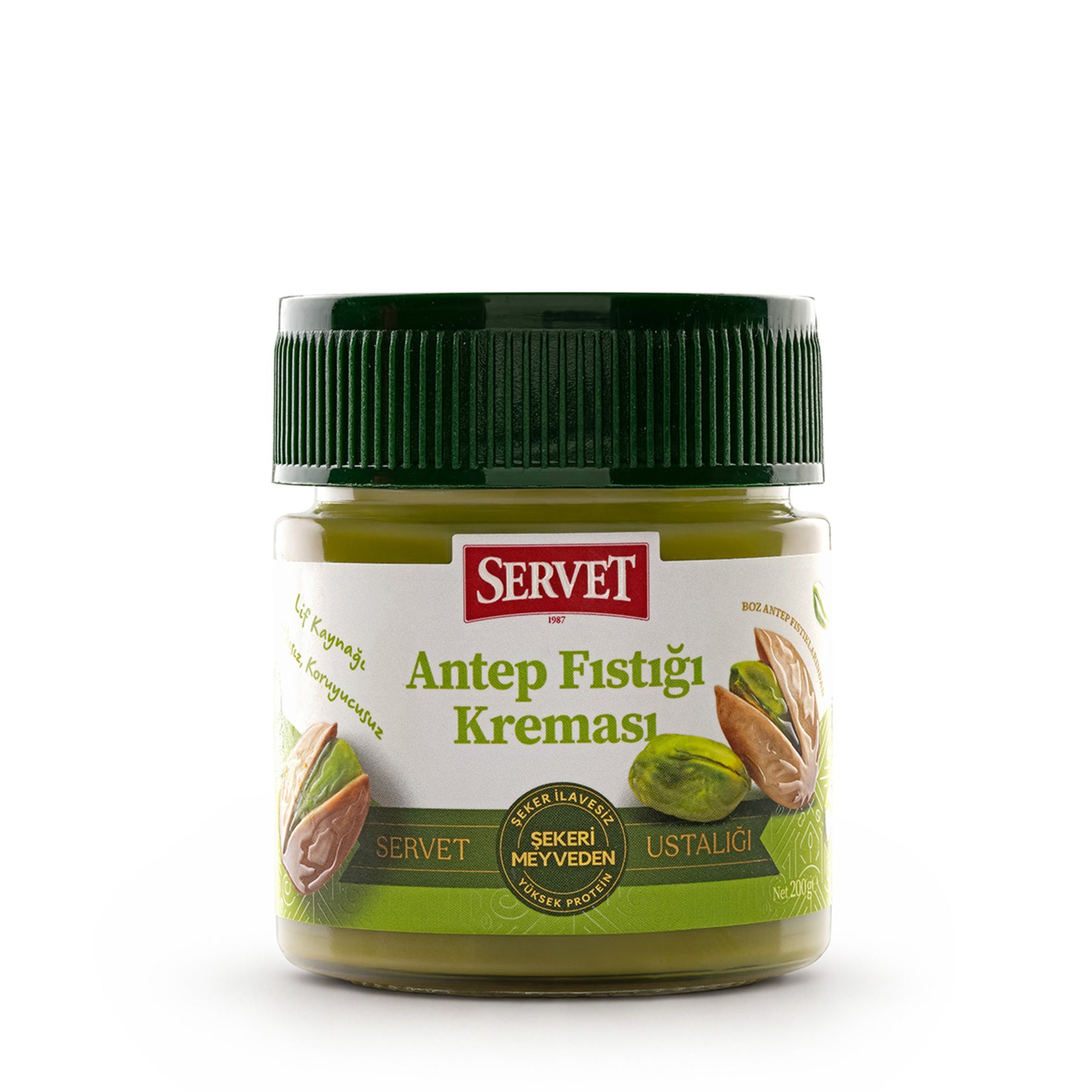 Servet Antep Pistachio Cream brings the rich taste of premium pistachios from Türkiye straight to your breakfast table.