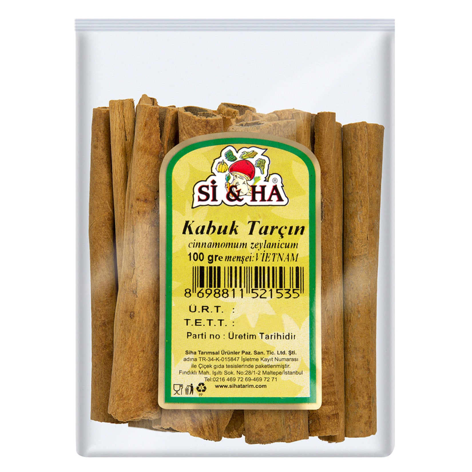 Si&Ha Cinnamon Sticks bring warm, sweet-spicy aroma straight from Türkiye to your kitchen.