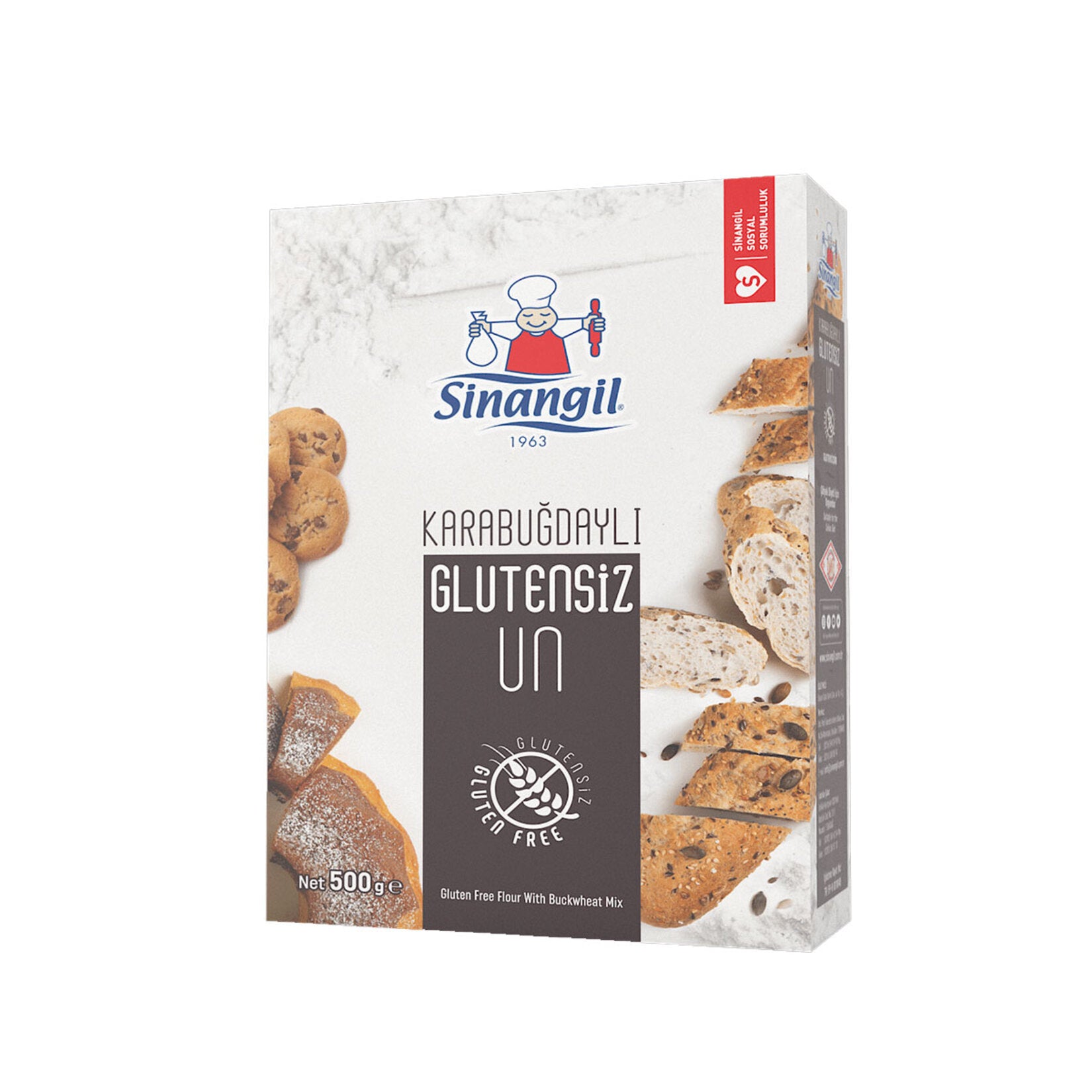 Sinangil Gluten Free Buckwheat Flour is a versatile and nutritious alternative to traditional wheat flour.