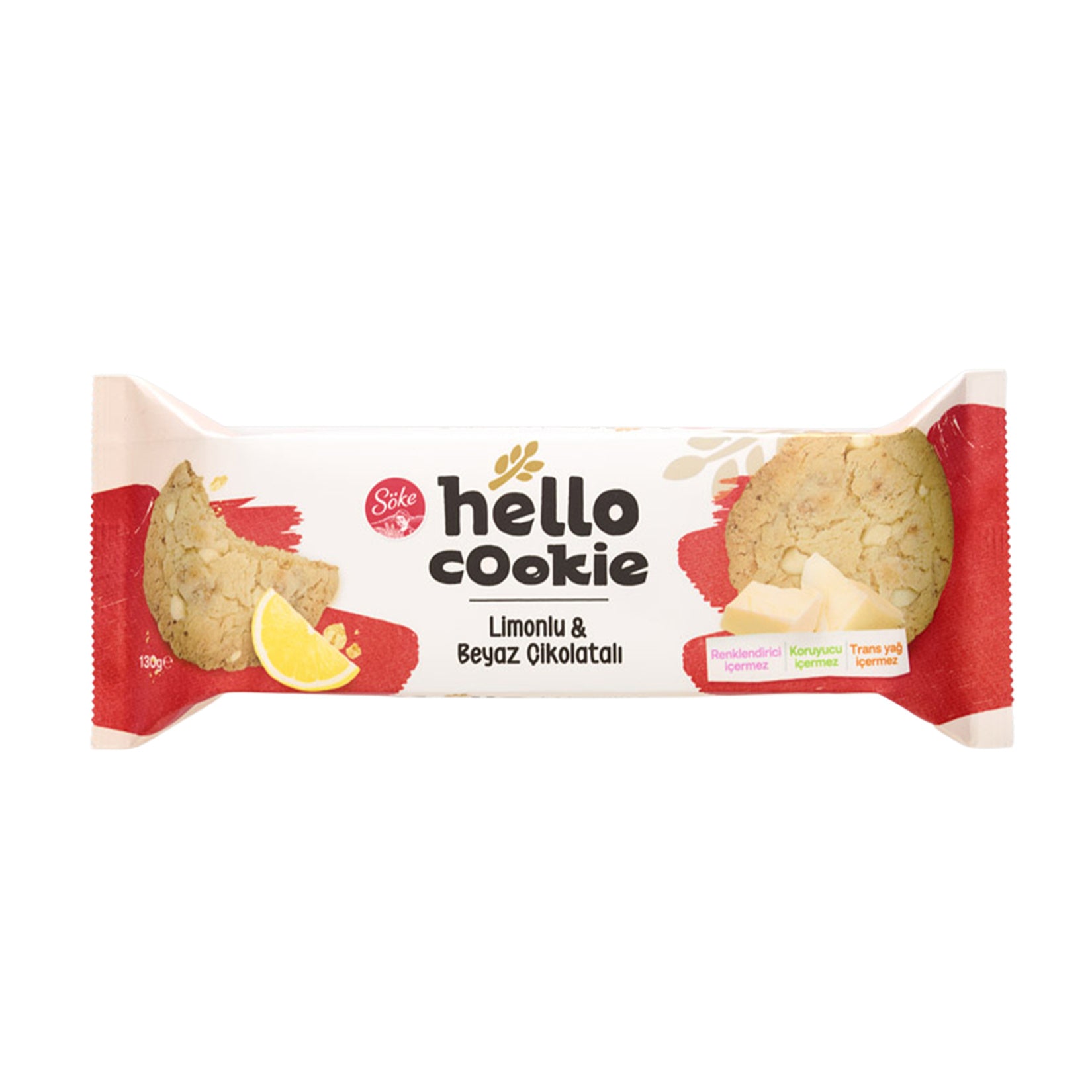 Enjoy the bright taste of citrus and creamy sweetness in every bite of Soke Hello Lemon & White Chocolate Cookie.