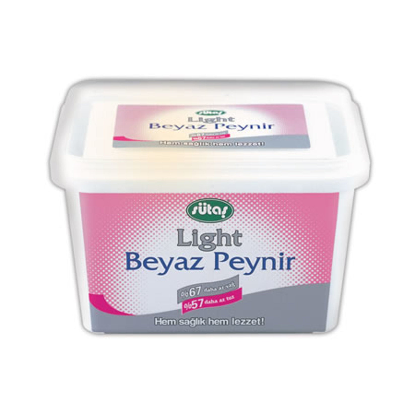 Sütaş Light Beyaz Peynir is a lighter version of Türkiye’s classic white cheese, offering the same fresh, tangy flavor with reduced fat content.