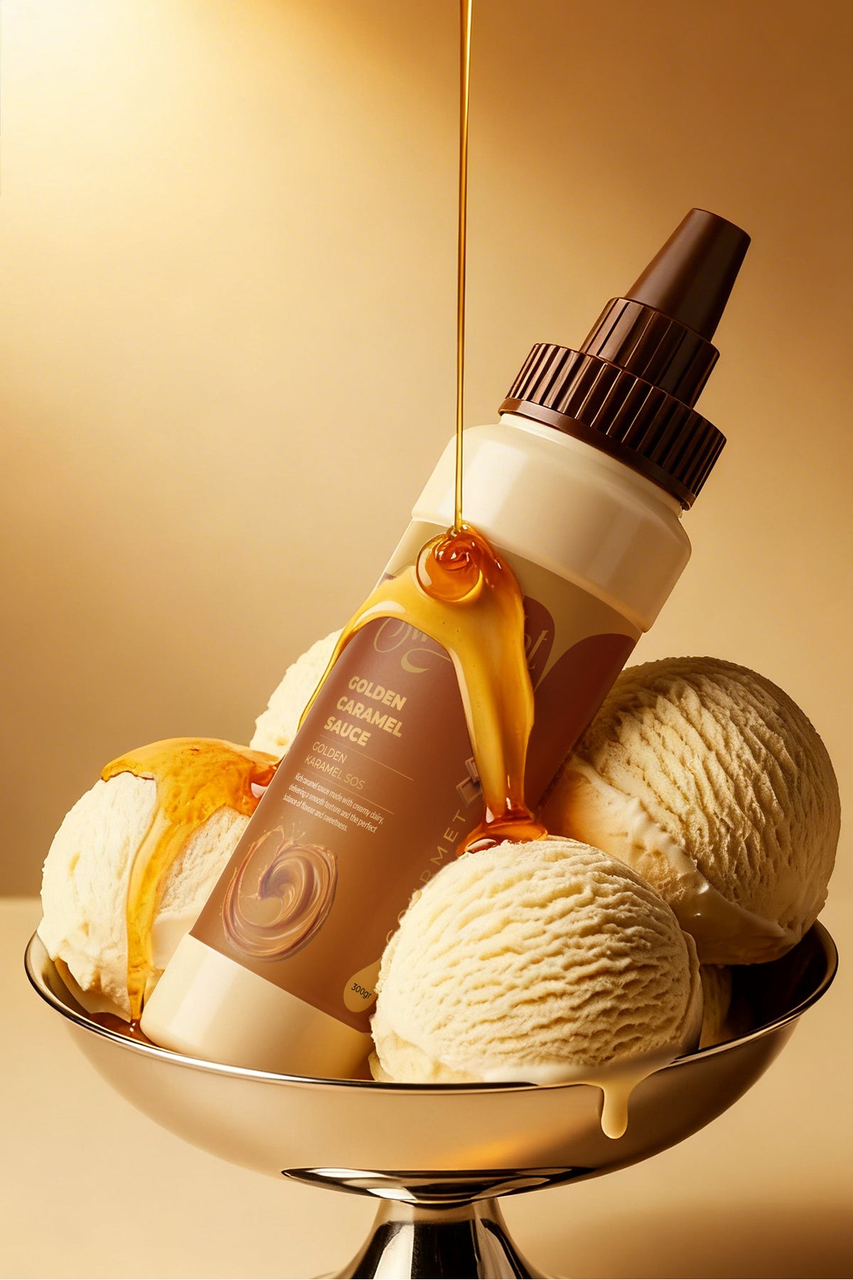 Add a rich finishing touch to your favorite desserts with Swedent Gurme Serisi Caramel Sauce.