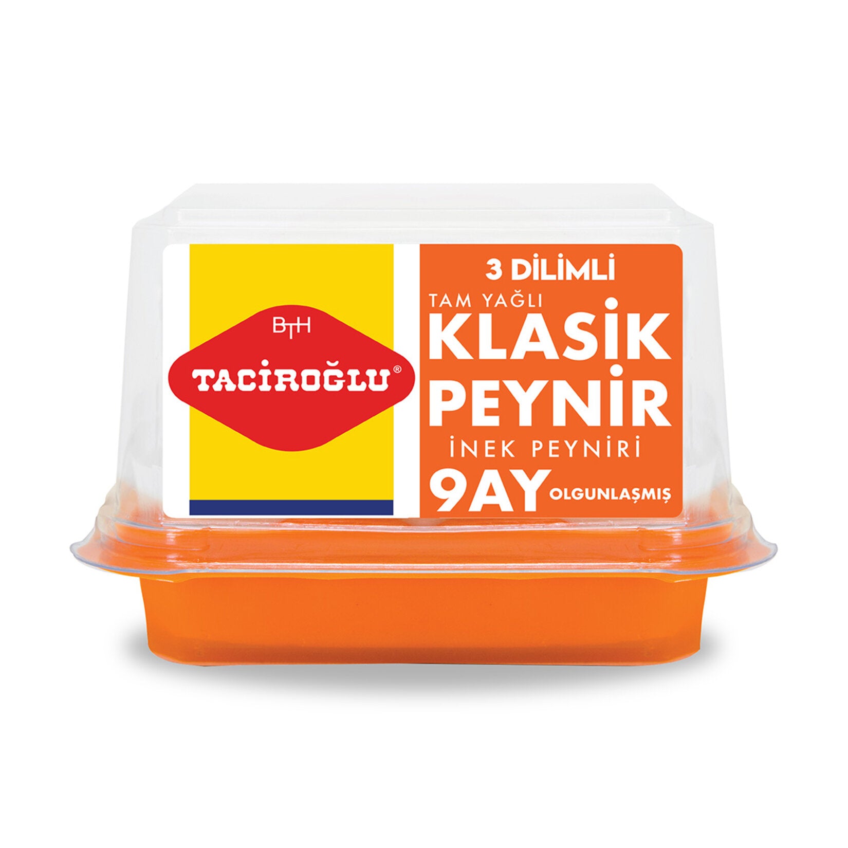 Taciroglu 3 Slice Full Fat Aged Cow Cheese is a classic Turkish-style beyaz peynir (white cheese) made from pasteurized cow’s milk and carefully aged for a rich, balanced flavor.