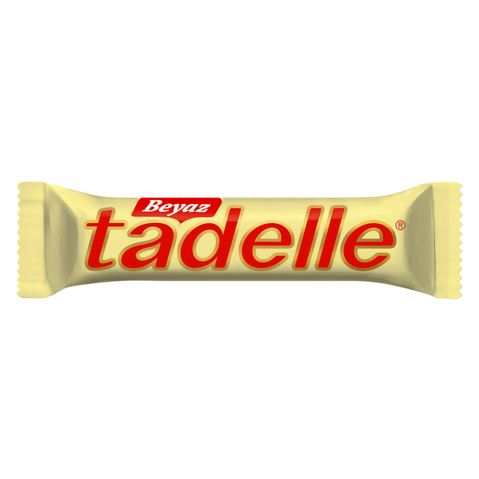Enjoy the smooth harmony of creamy milk chocolate, rich hazelnut filling, and a delicate white chocolate coating with Tadelle White Chocolate Coated Hazelnut Filled Chocolate.