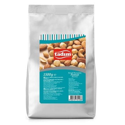 When the day gets busy and you want a satisfying snack to share, Tadım Festival Mixed Nuts brings together a crowd-pleasing mix of roasted nuts: roasted almonds, roasted hazelnuts, cashews, and peanuts.