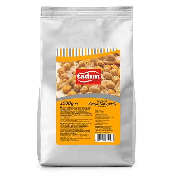 Bring home a practical, family-size snack mix with Tadım Mixed Nuts Value Pack.