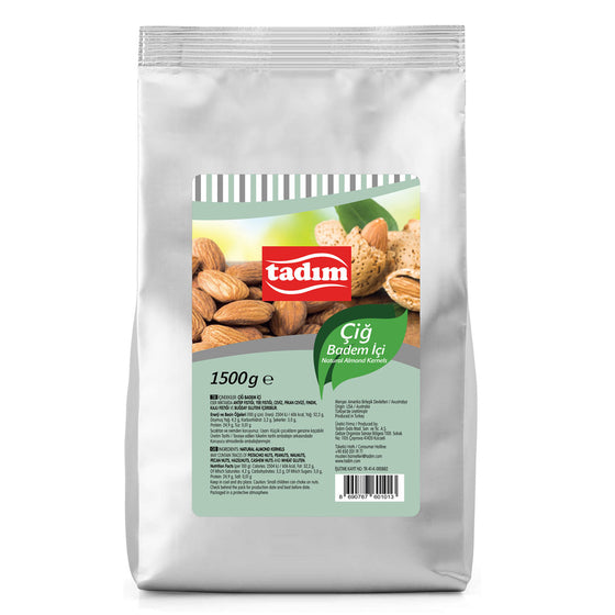 Prefer your almonds raw? Tadım Çiğ Badem İçi is a pantry staple you can snack on straight from the bag when you need a convenient, nourishing pick-me-up, or use in everyday recipes.