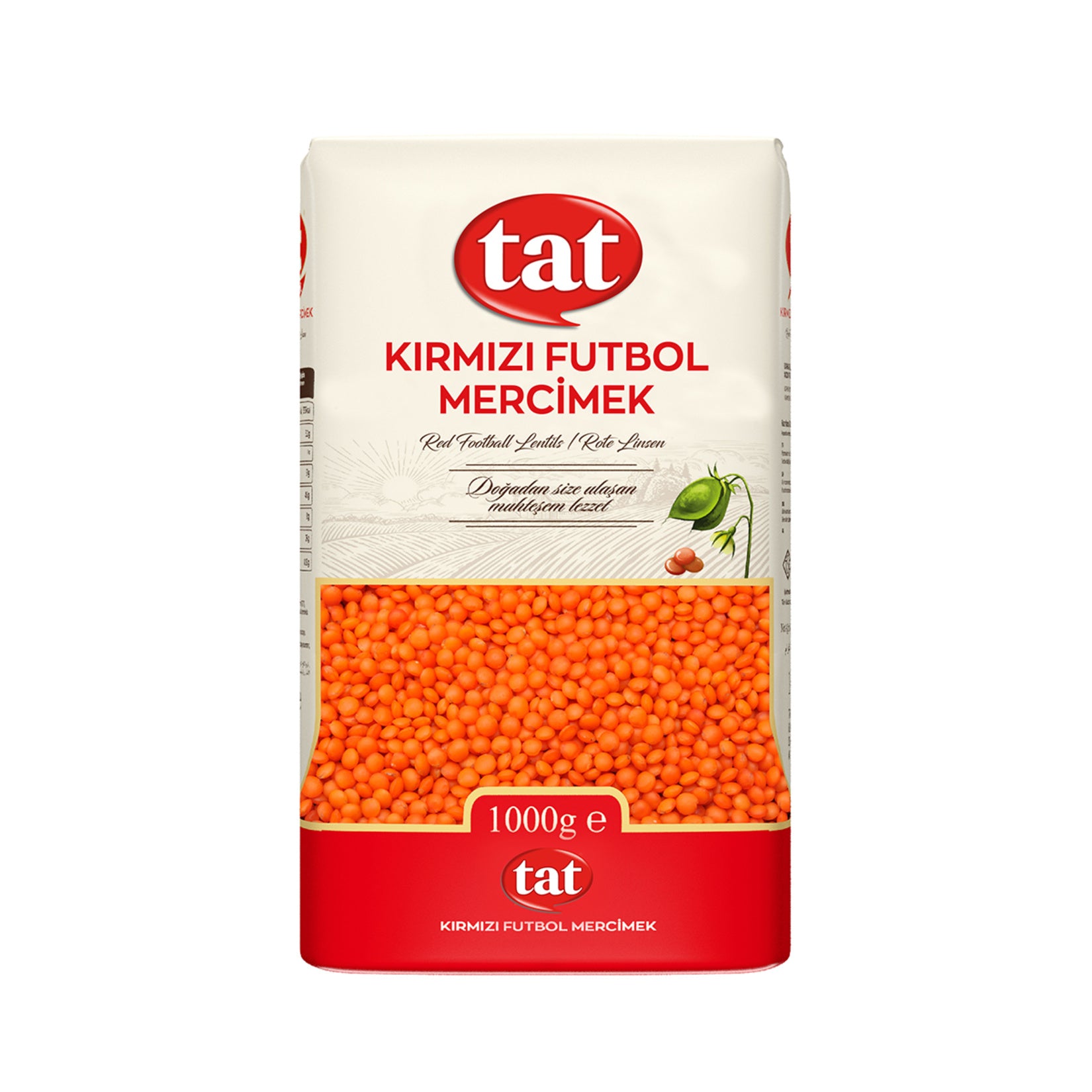 Tat Red Lentils are a staple in Turkish kitchens, known for their quick cooking time and rich, earthy flavor.