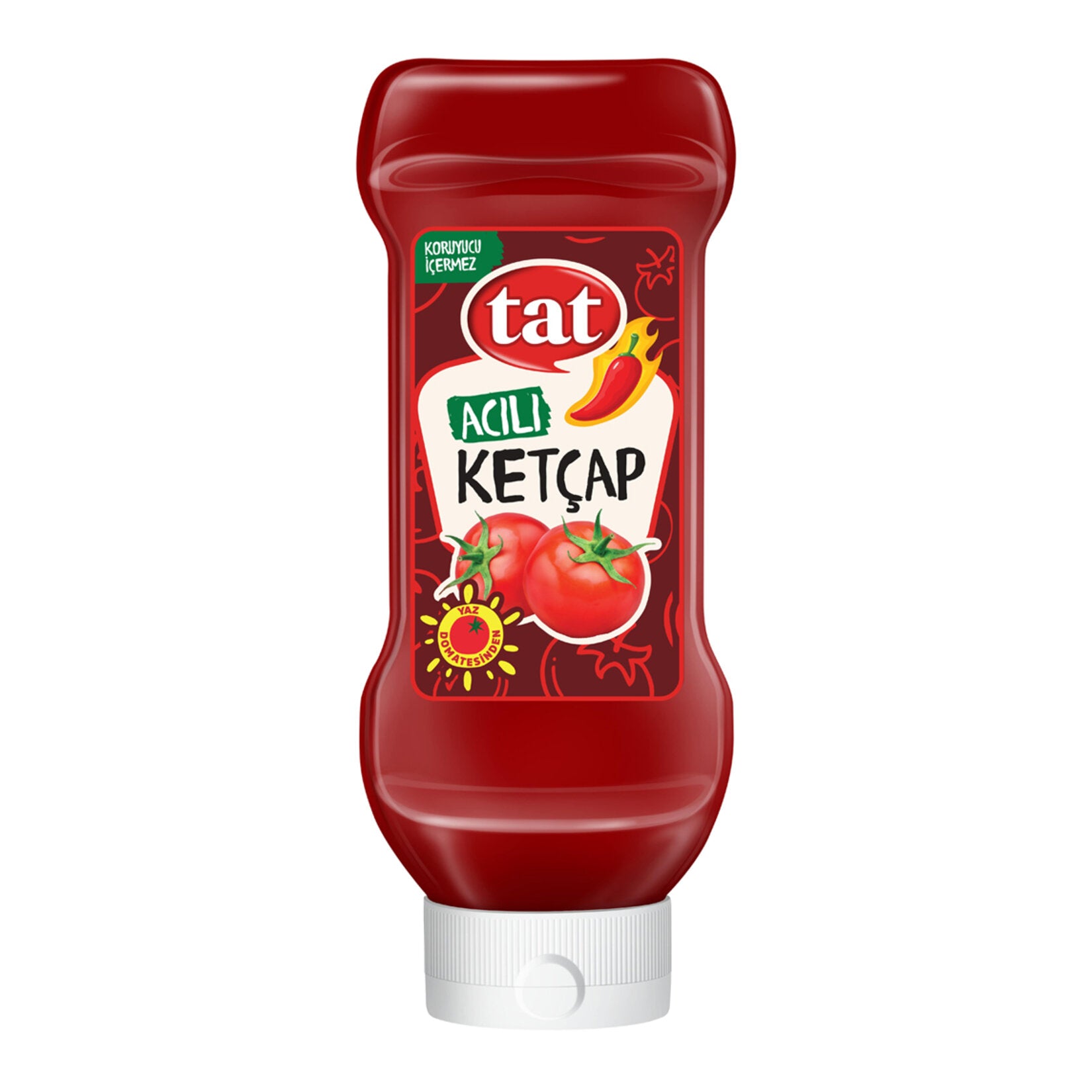 Tat Spicy Ketchup brings together the classic sweetness of ketchup with a balanced, gentle heat that elevates your favorite meals.