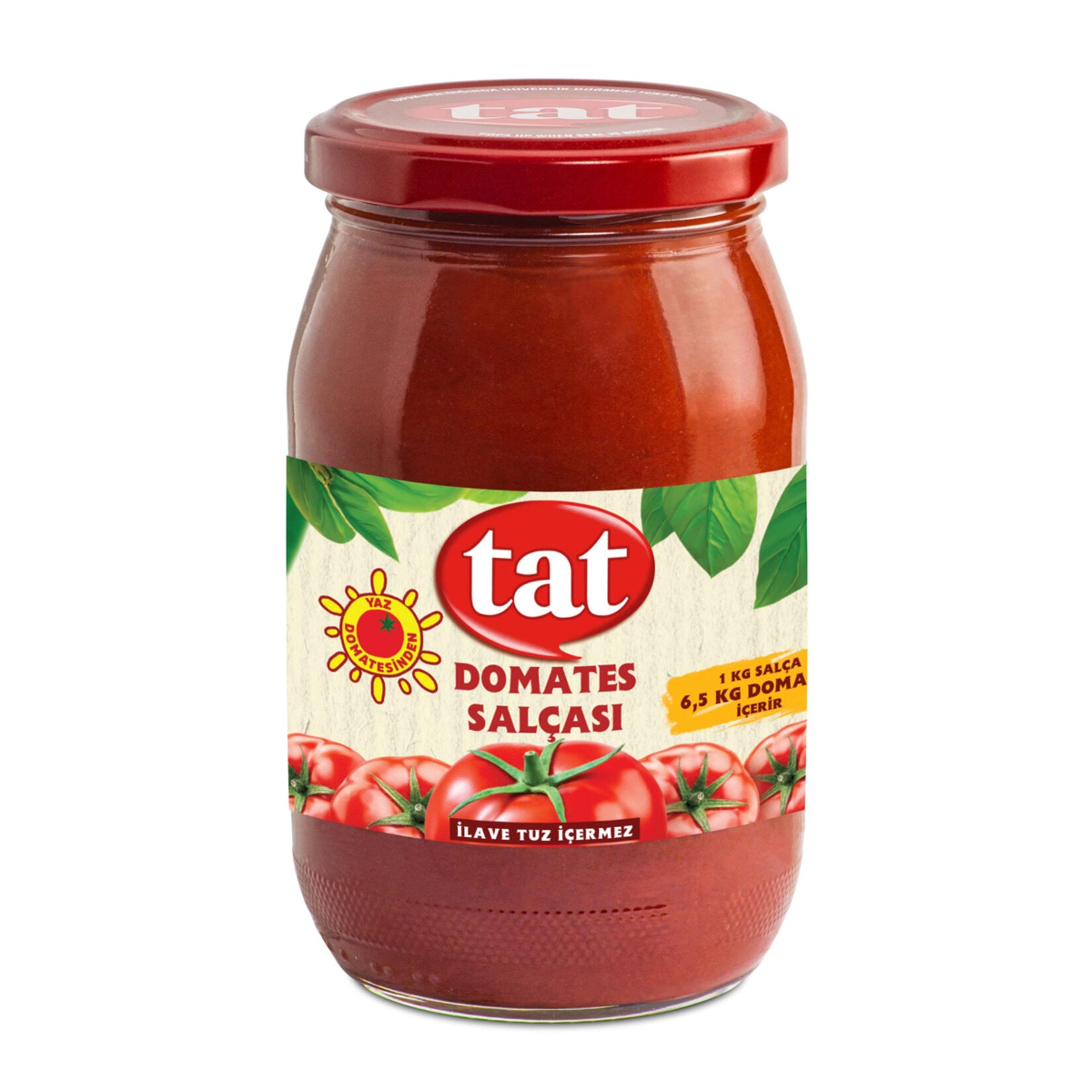 Tat Tomato Paste is a kitchen essential made from carefully selected, sun-ripened tomatoes grown in Türkiye.