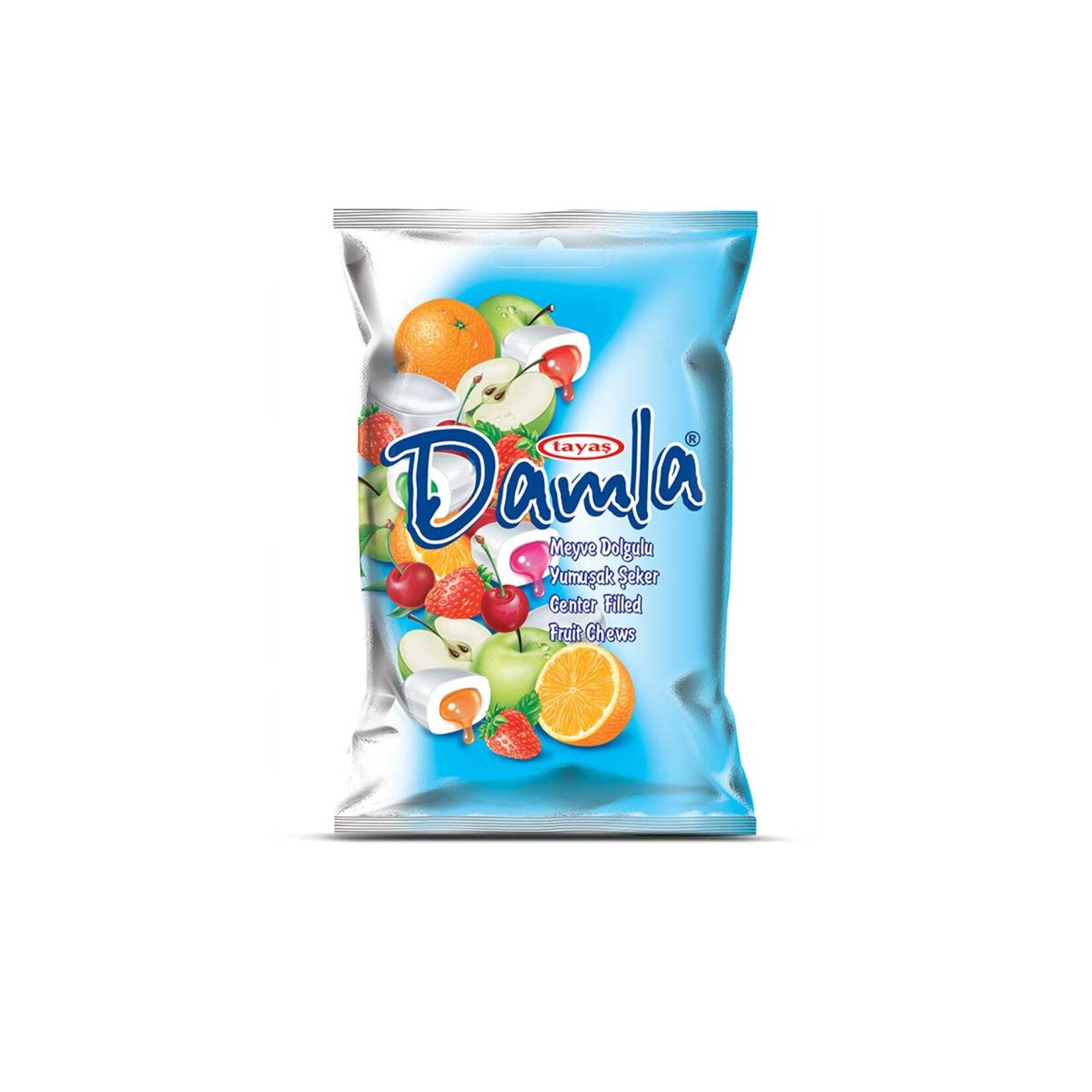 Tayas Damla Fruit Filled Soft Candy brings colorful, chewy fun to every sweet moment.