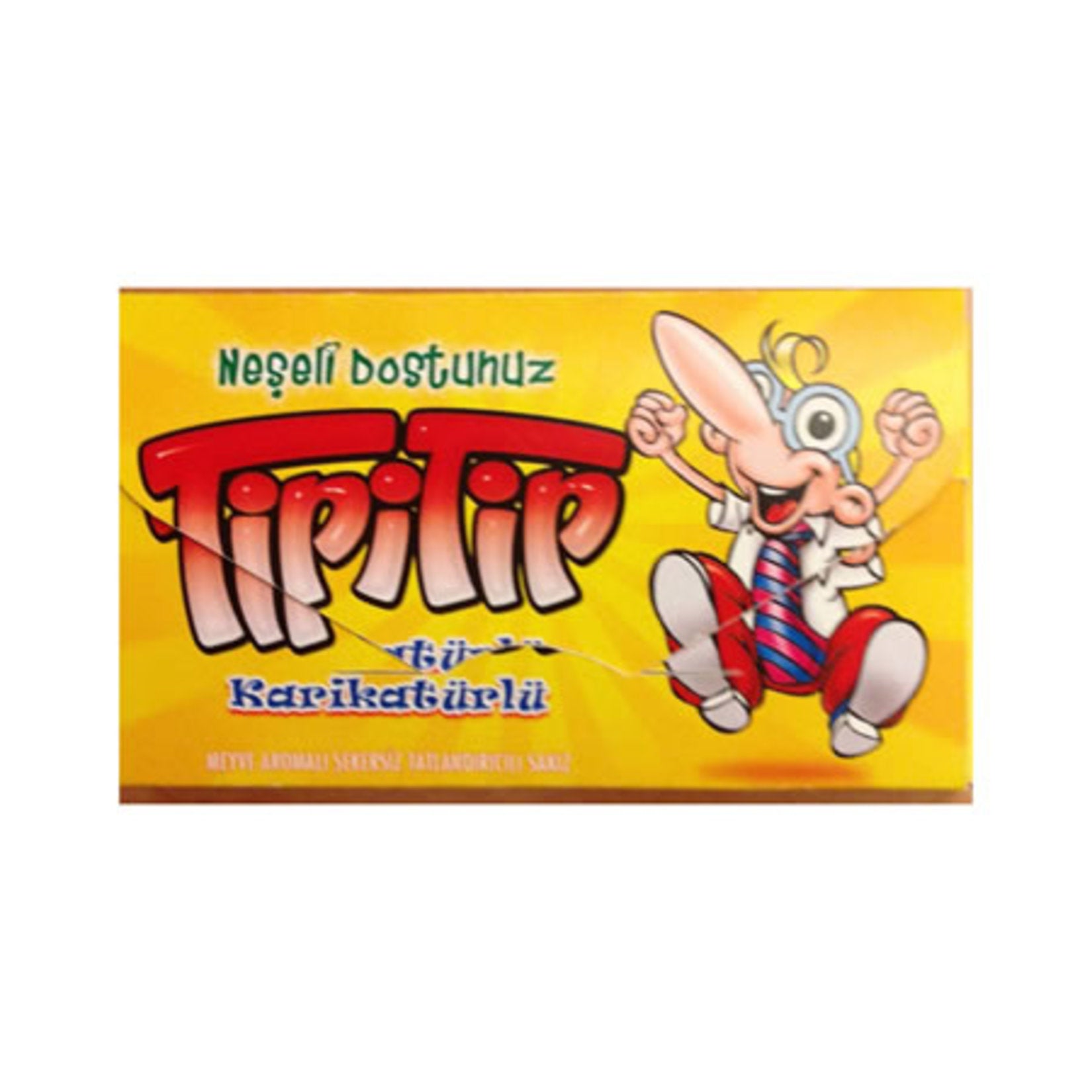 Tipitip Chewing Gum brings back sweet memories with its fun, fruity flavor and classic chewy texture.