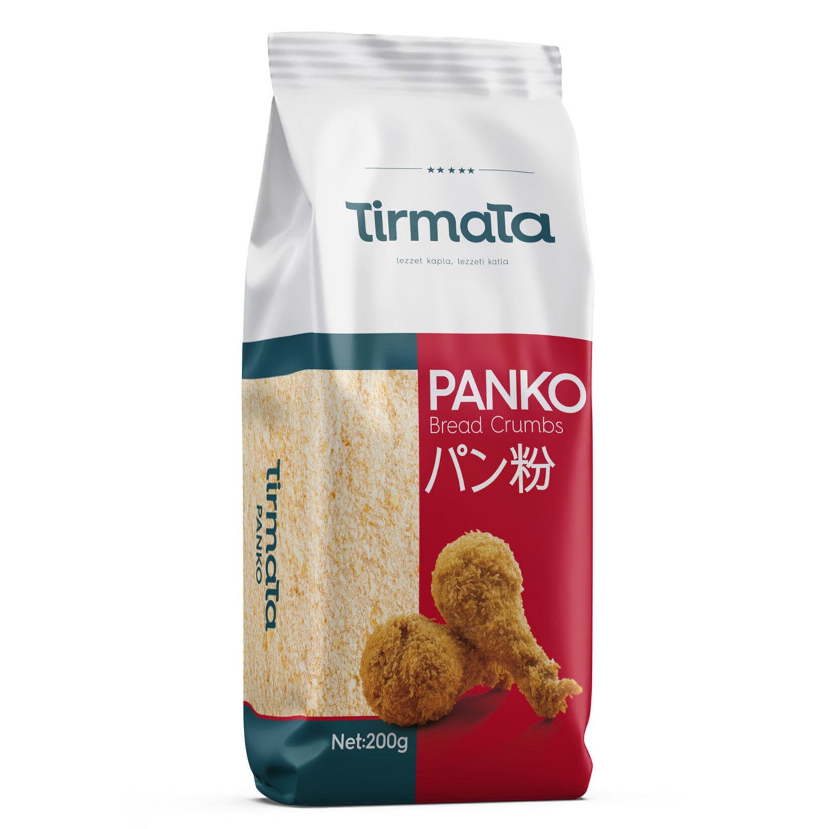 Tirmata Panko is a light, airy Japanese-style breadcrumb made in Türkiye, perfect for creating extra crispy coatings on your favorite dishes.