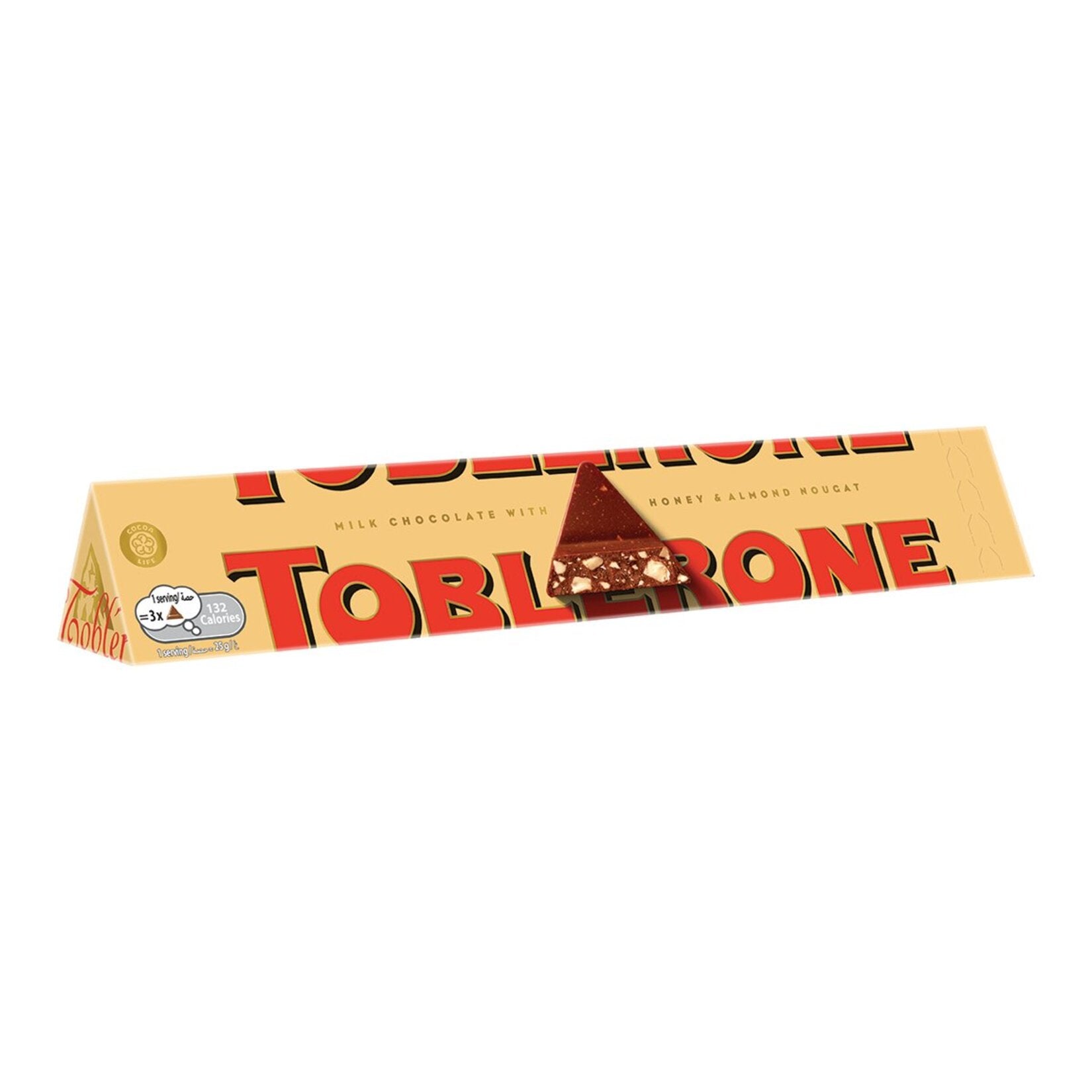 Toblerone Milk Chocolate Bar brings the iconic Swiss chocolate experience to your snack time.