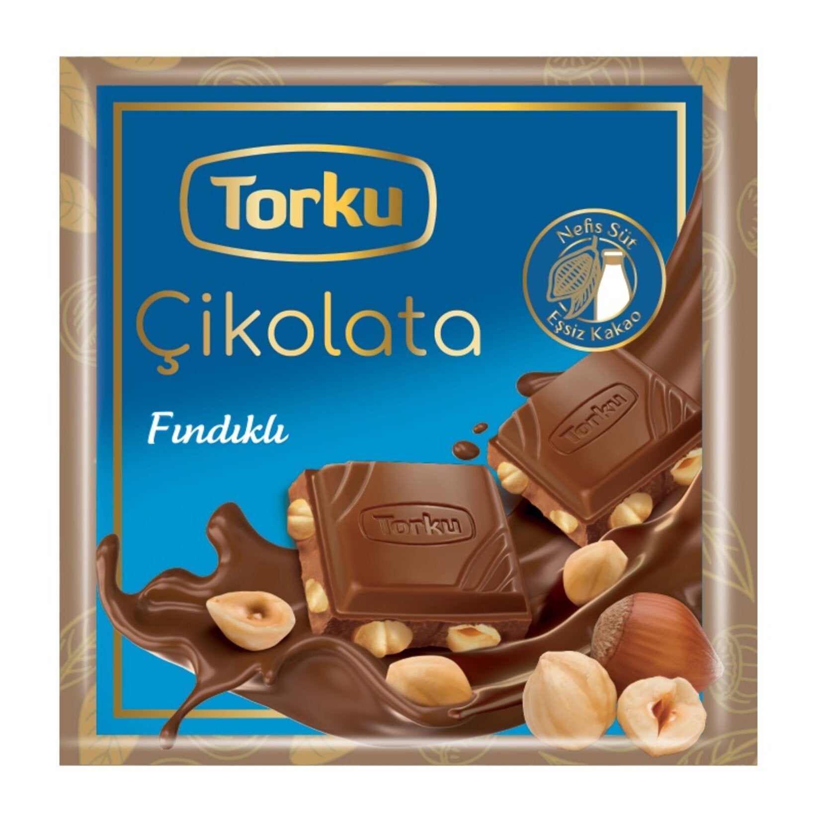 Torku Chocolate with Hazelnuts delivers the rich, creamy taste of milk chocolate perfectly blended with crunchy Turkish hazelnuts.