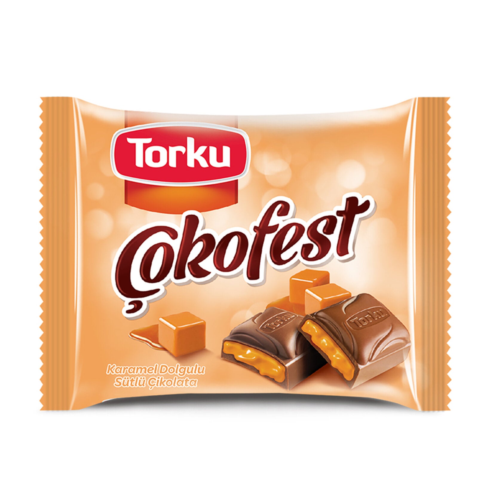 Torku Cokofest Caramel Filled Milk Chocolate brings together smooth milk chocolate and a rich caramel center for a perfectly balanced sweet treat.