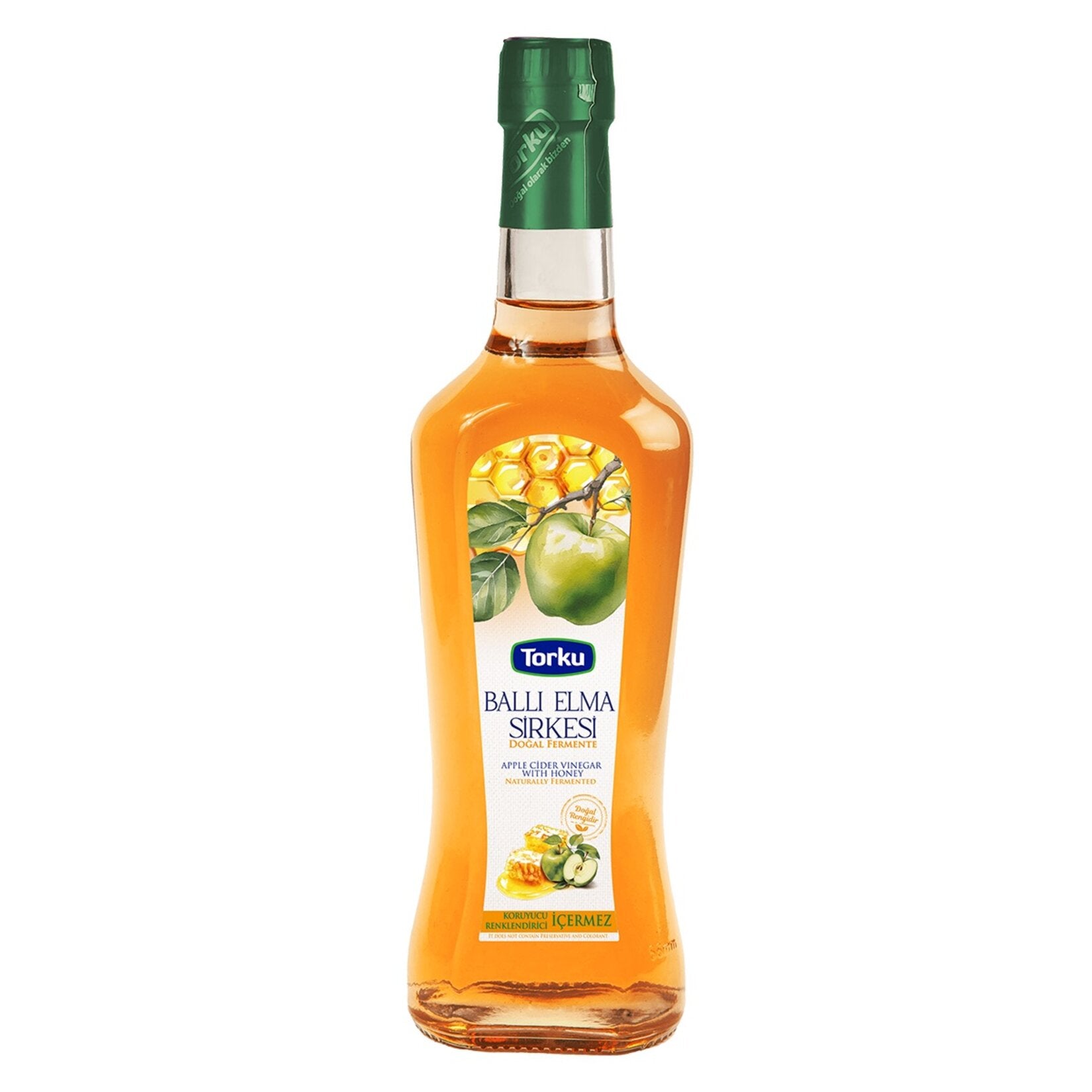 Torku Honey Apple Vinegar combines naturally fermented apple vinegar with a touch of real honey for a smooth, balanced flavor.