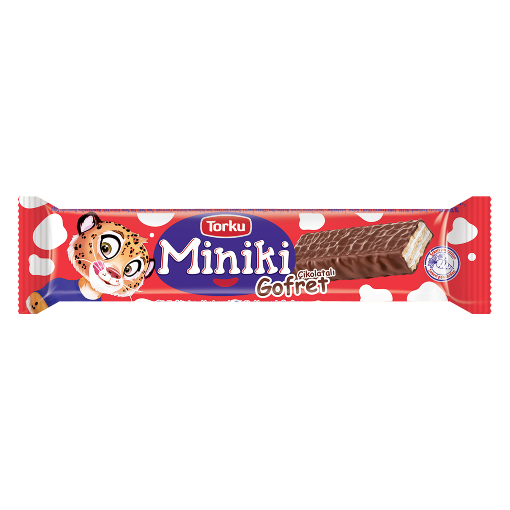 Torku Miniki Chocolate Wafer is a delicious bite-sized treat made in Türkiye, combining crispy wafer layers with smooth milk chocolate.