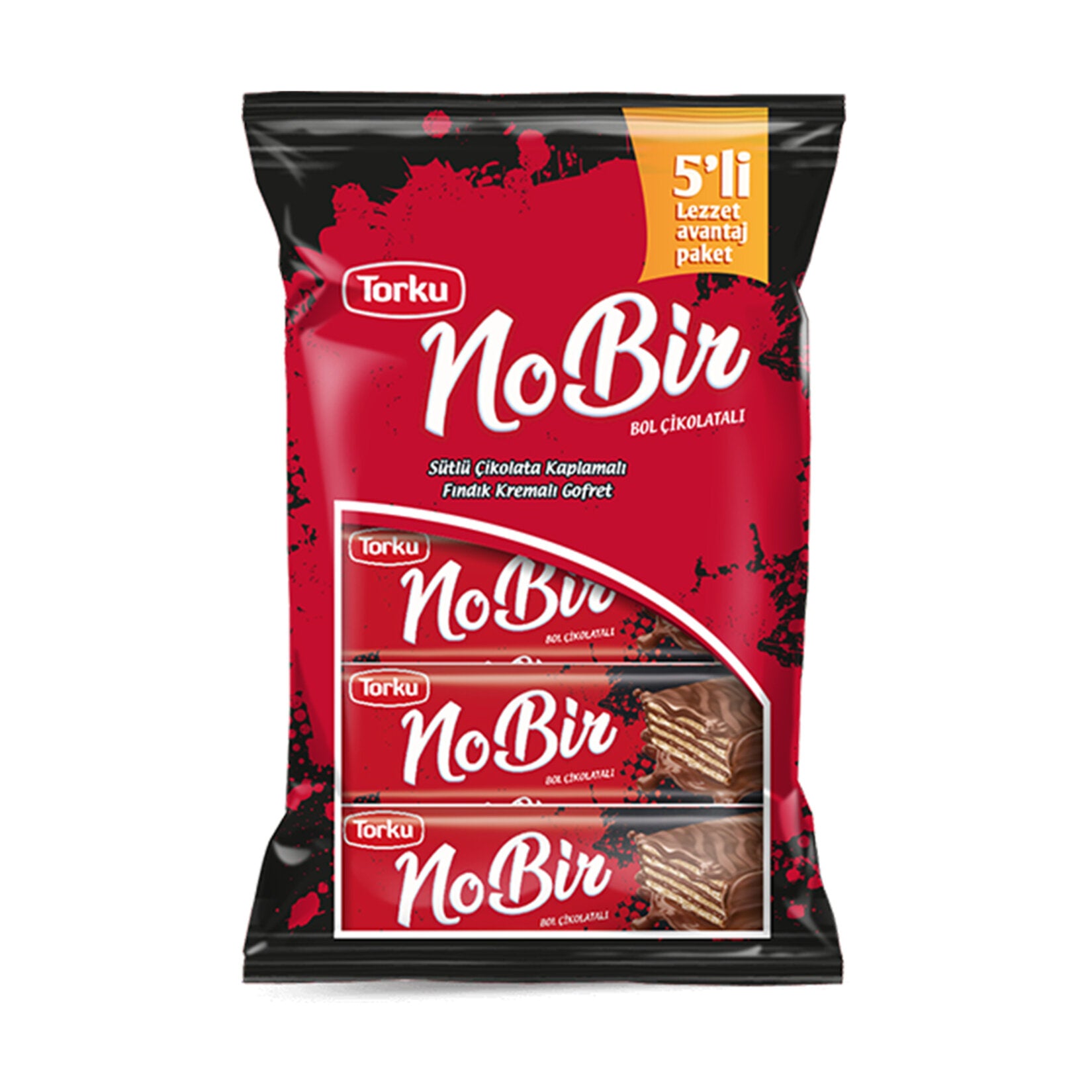 Torku No:1 Chocolate Wafer is a deliciously crispy treat layered with rich hazelnut cream (49%) and 