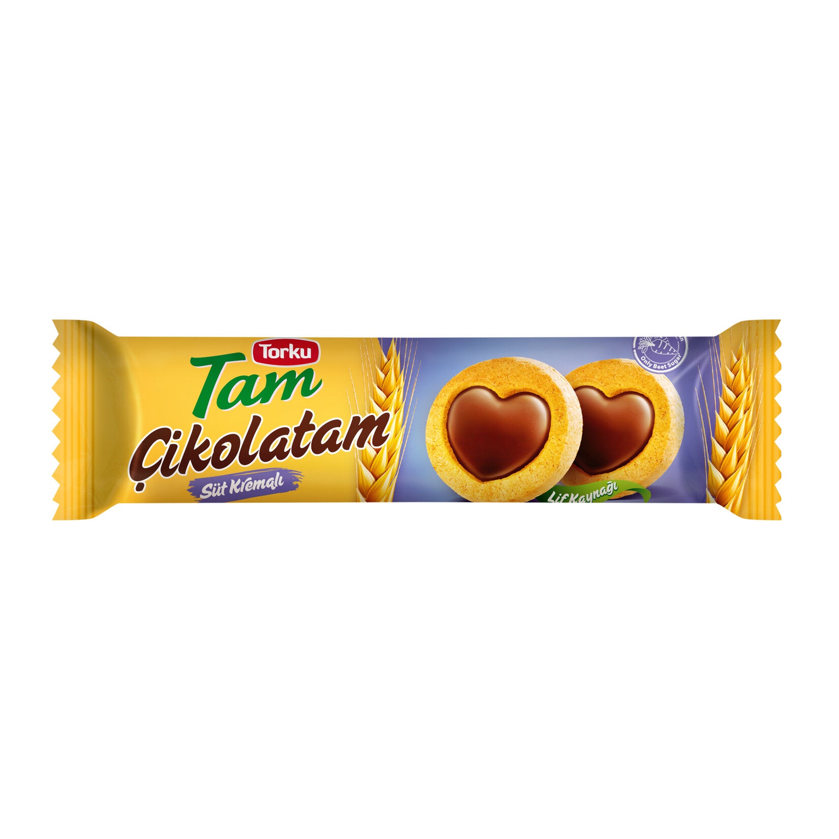 Torku Tam Cikolatam Biscuit blends the rich taste of milk chocolate with the wholesome crunch of whole grain oats and wheat.