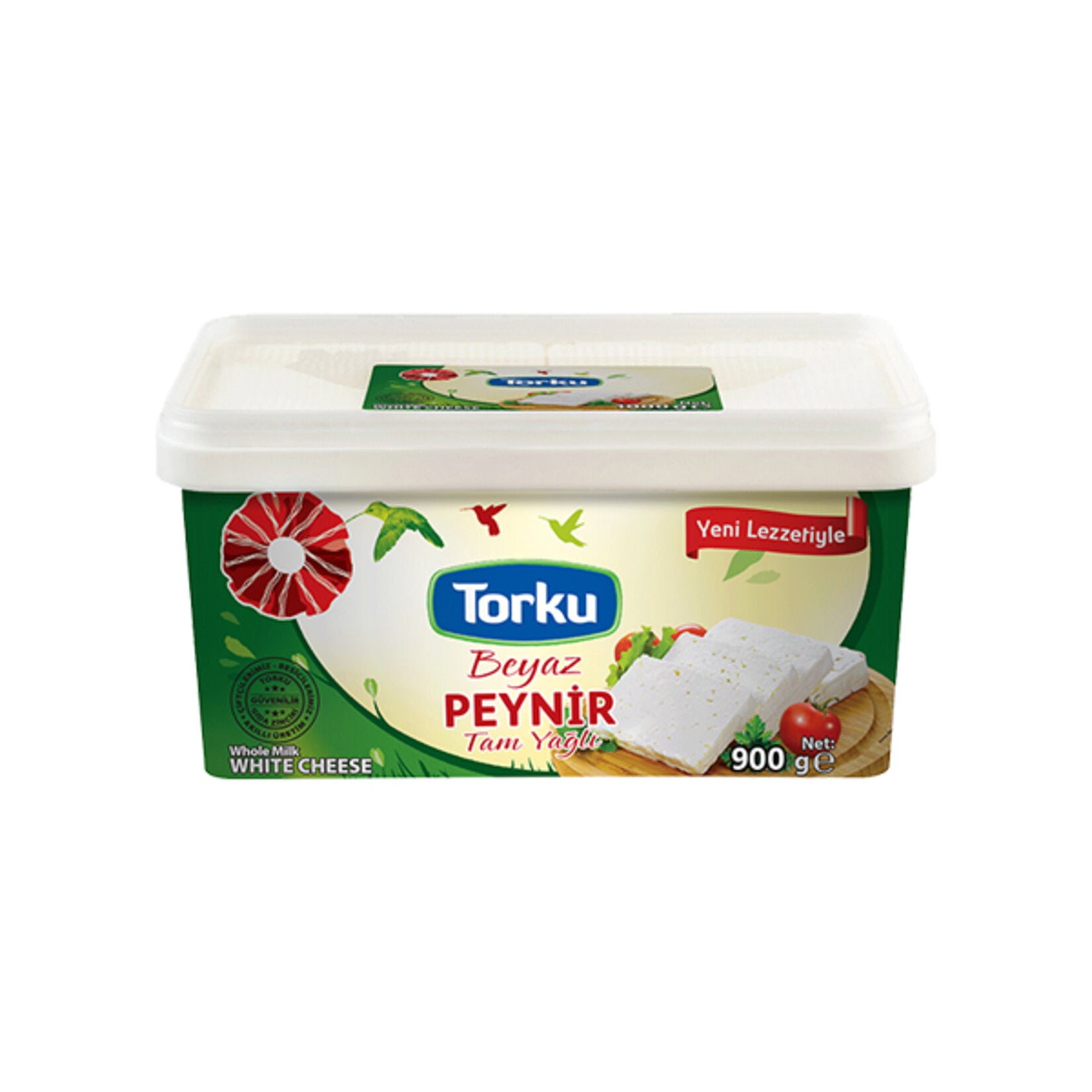 Torku Tam Yagli Taze Beyaz Peynir is a classic Turkish-style white cheese made from pasteurized cow’s milk.