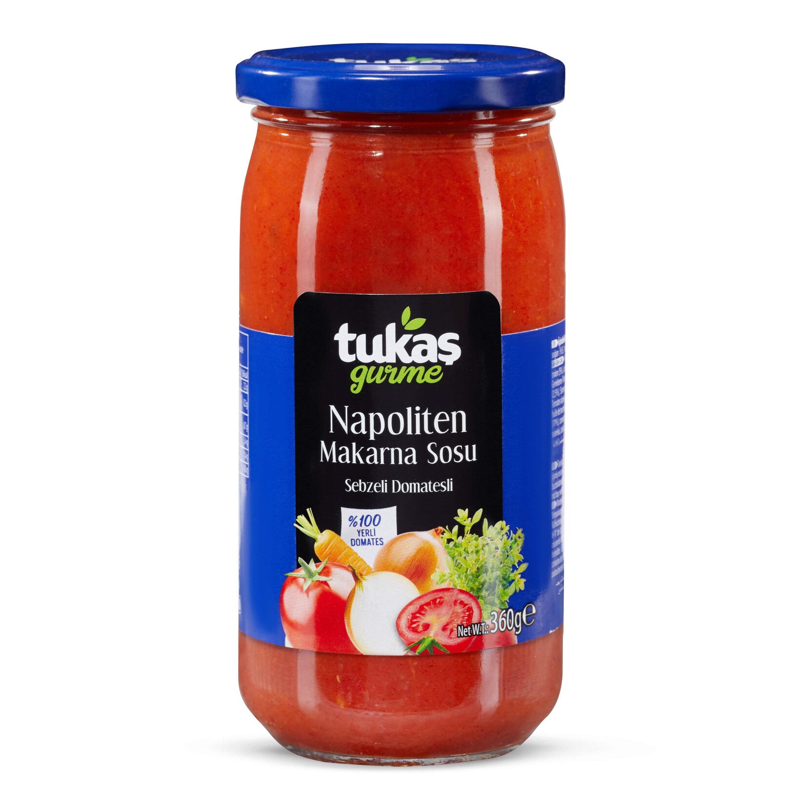 Bring the taste of classic Mediterranean pasta to your kitchen with Tukaş Napoliten Pasta Sauce.