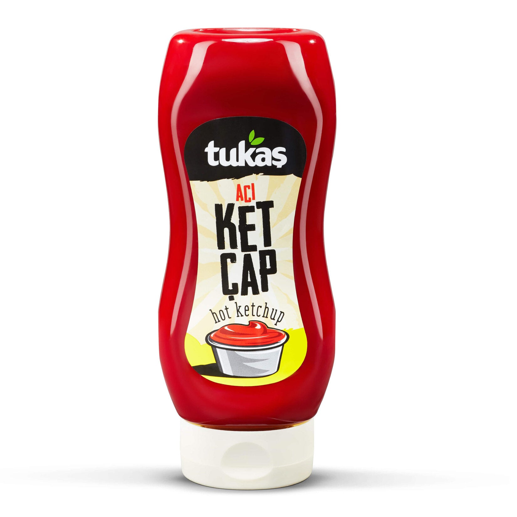 Tukaş Spicy Ketchup brings bold tomato flavor with a smooth, fiery kick to your favorite meals.