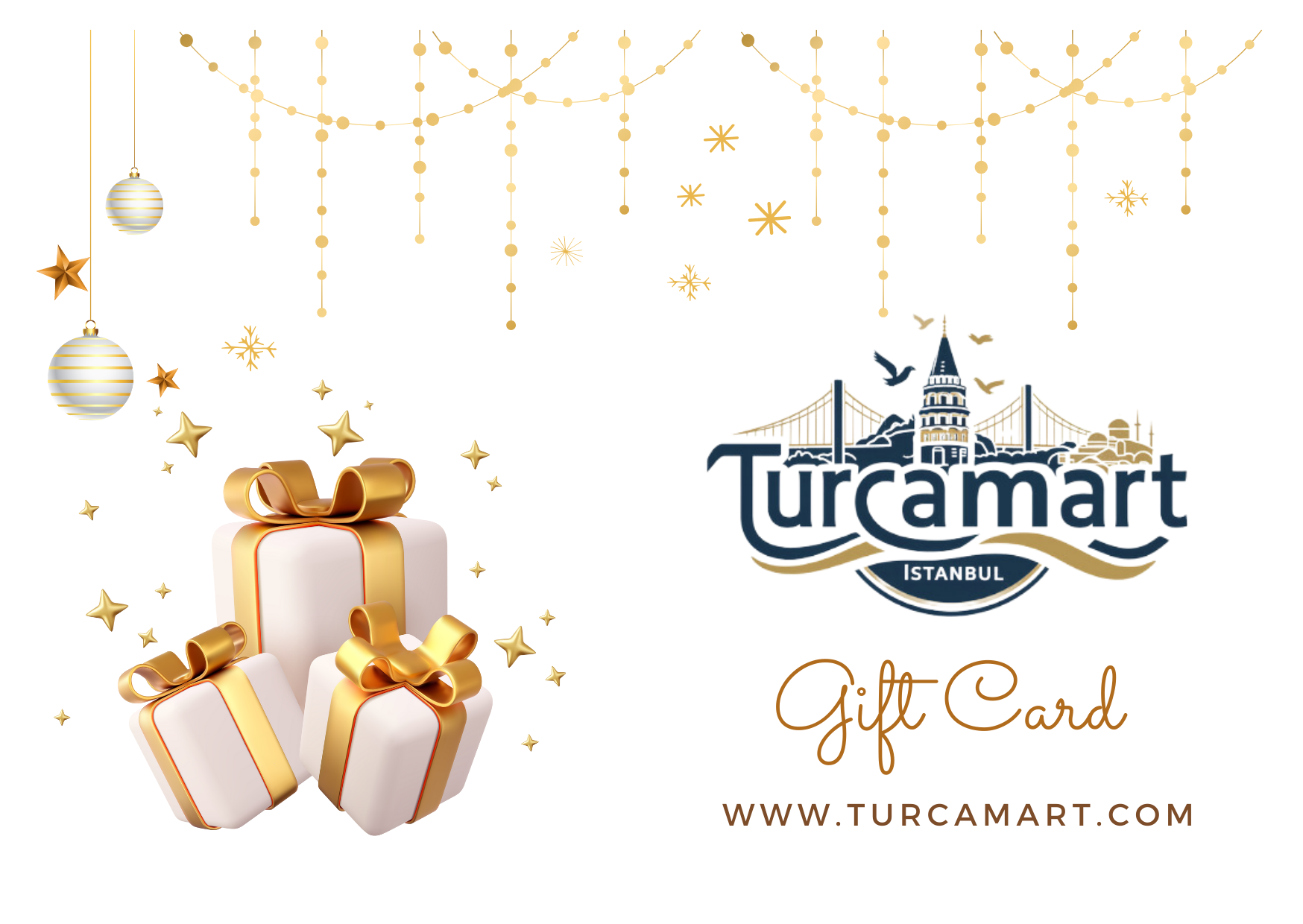 Turcamart Gift Card – Give the Gift of Premium Turkish Snacks & Treats