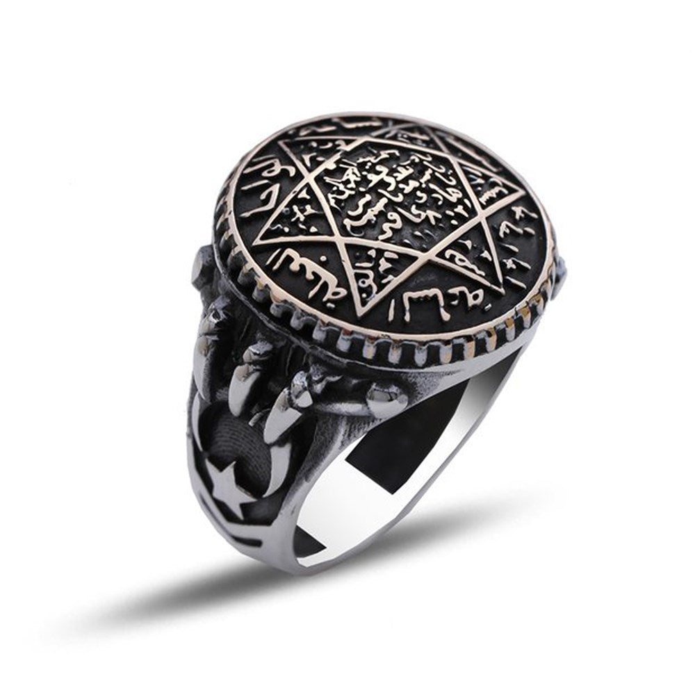 Turkish Sterling Silver Ring with Seal of Solomon is a powerful expression of faith, history, and craftsmanship rooted in centuries of Islamic and Ottoman tradition.