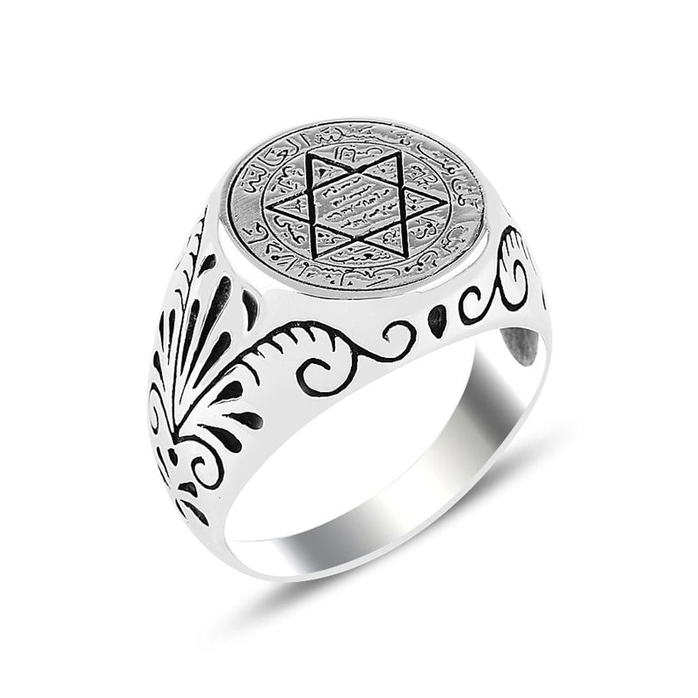 Turkish Sterling Silver Ring with Seal of Solomon is a powerful symbol rooted in centuries of Islamic and Ottoman tradition.