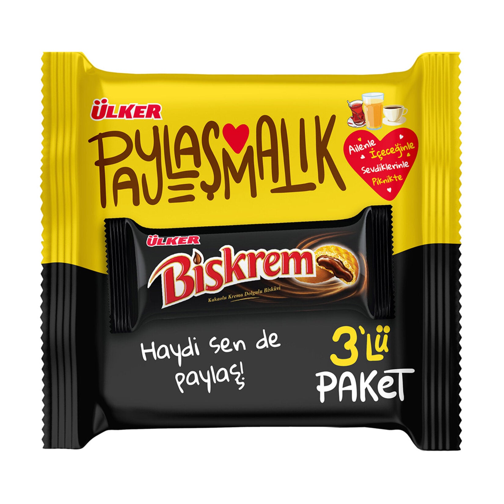 Ulker Biskrem Cacao Filled Biscuit 10.5 oz (300 g) – Turcamart